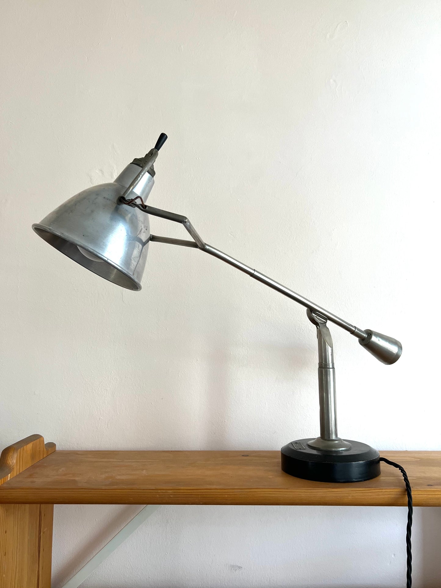 Art Deco Modernist Table Lamp by Edouard Wilfred Buquet