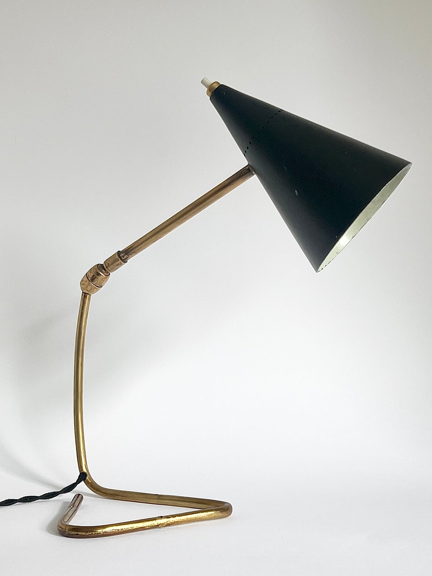 Mid Century Italian Gilardi & Barzaghi Cocotte Table Lamp