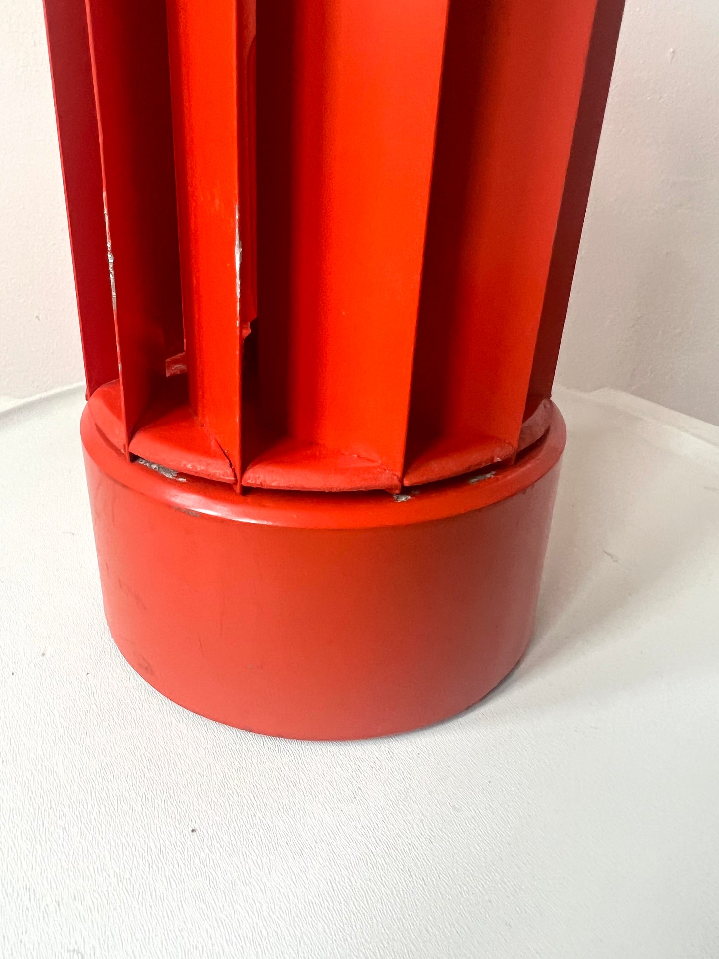 Mid Century Sculptural Cylinderical Table Lamp