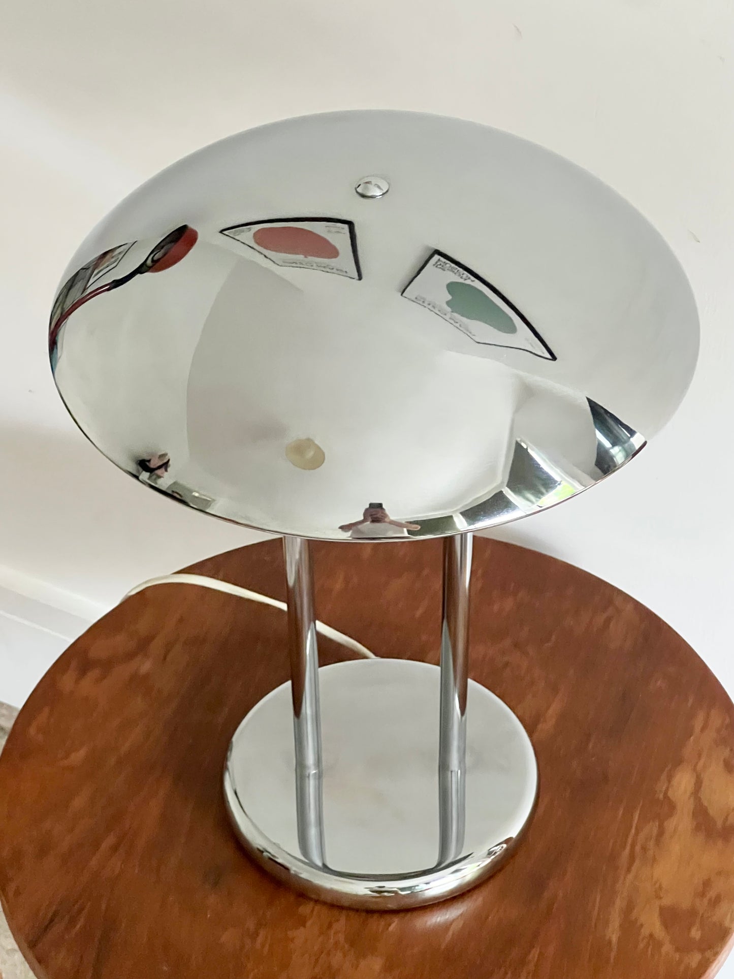 Vintage 80’s IKEA Chrome Desk Lamp by Robert Sonneman