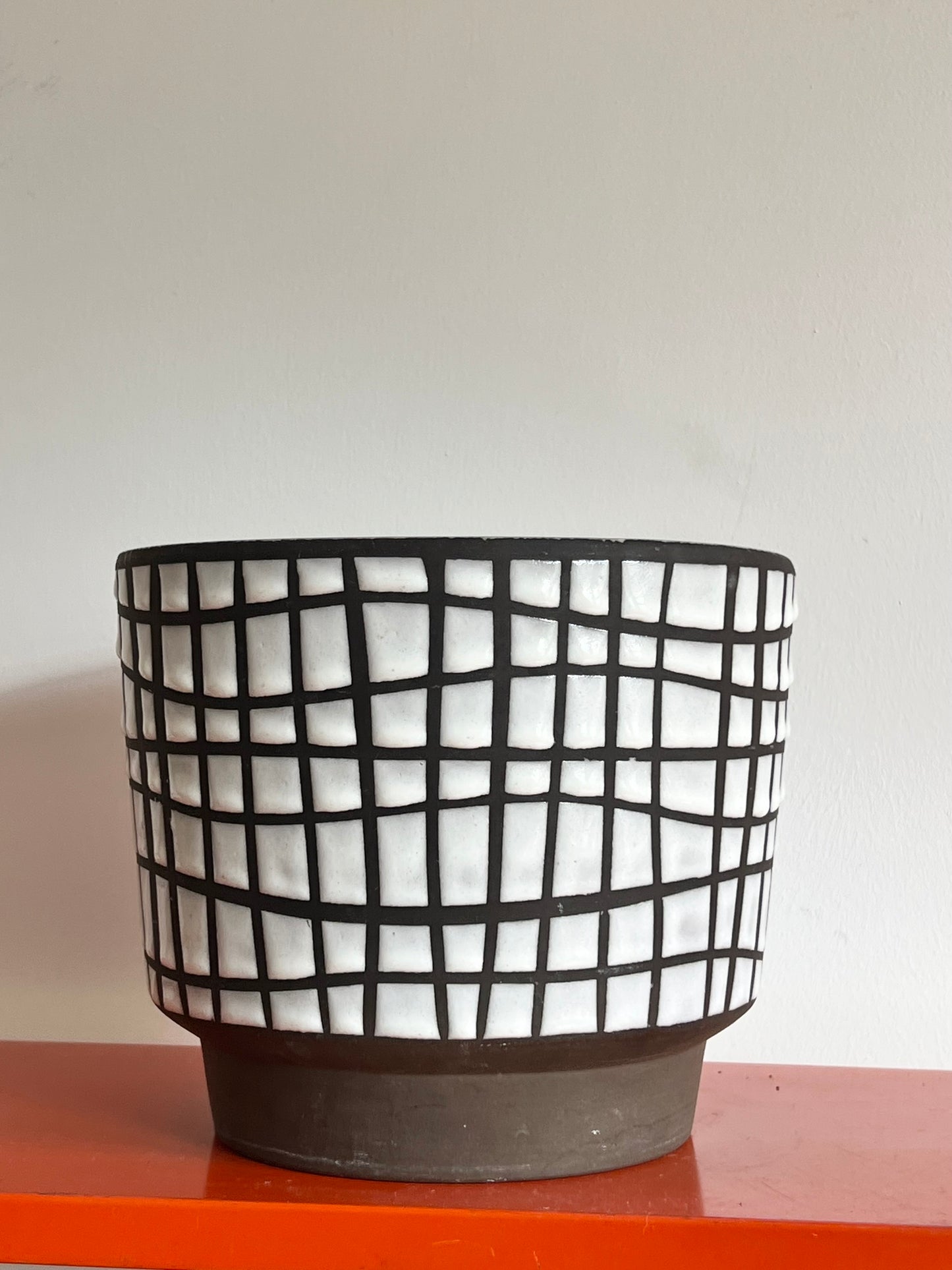 Mid Century West German Patterned Planter