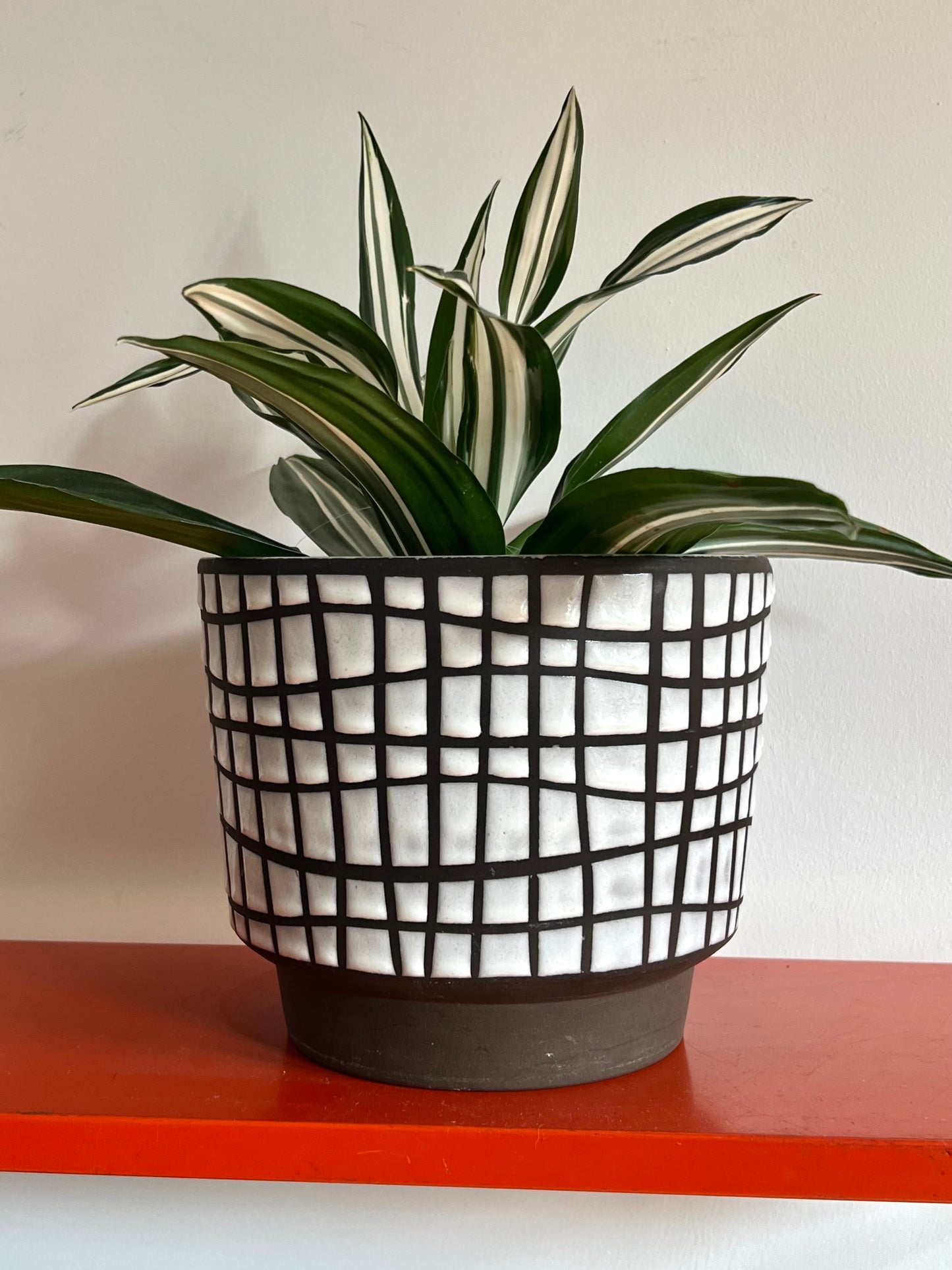 Mid Century West German Patterned Planter