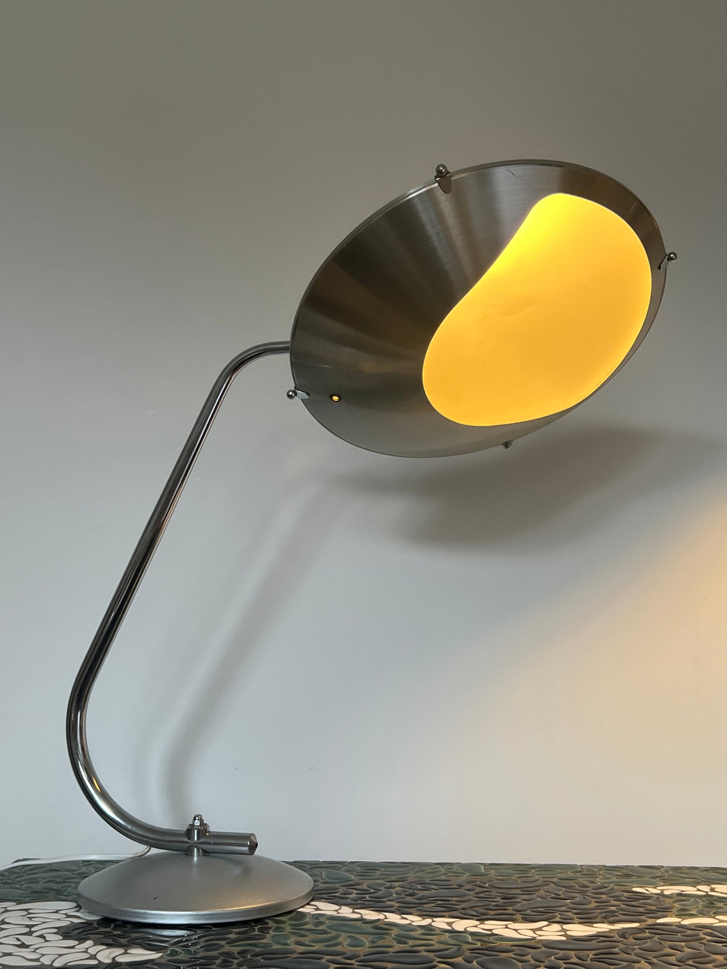 Mid Century Space Age UFO 
Table Lamp