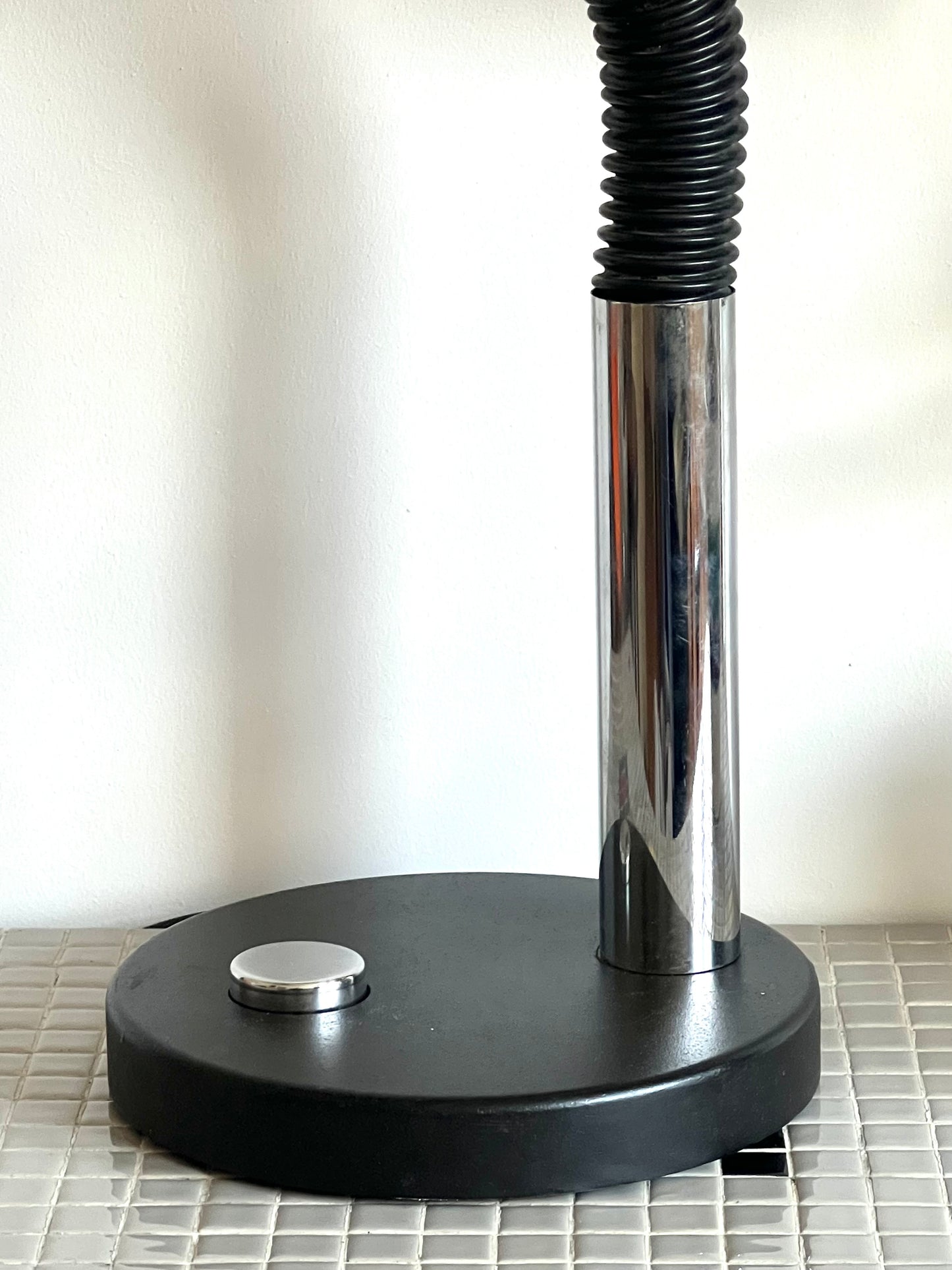 Vintage Mid Century Space Age XL Table Lamp By Hillebrand