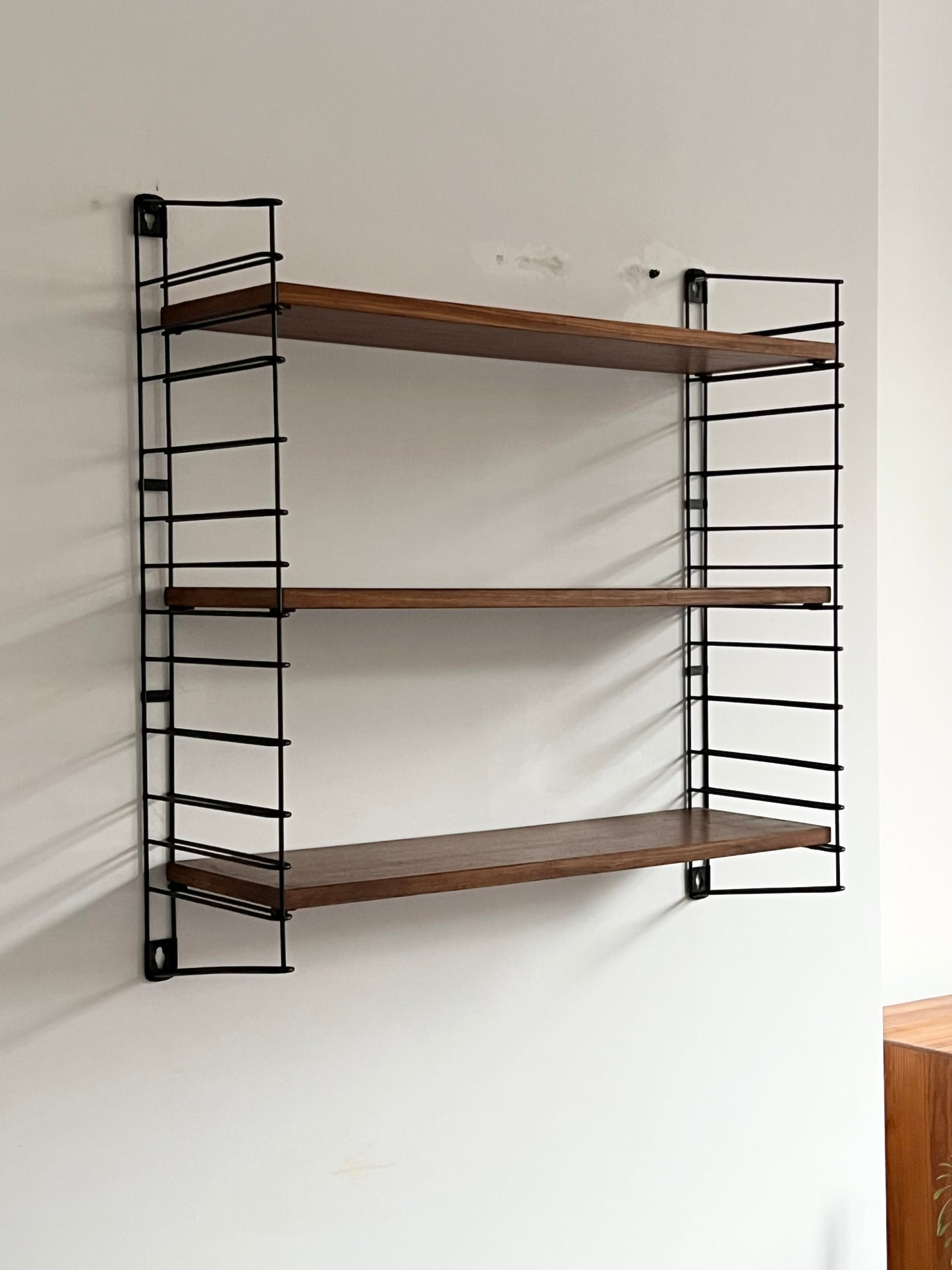 Vintage Mid Century Tomado String Shelving Unit