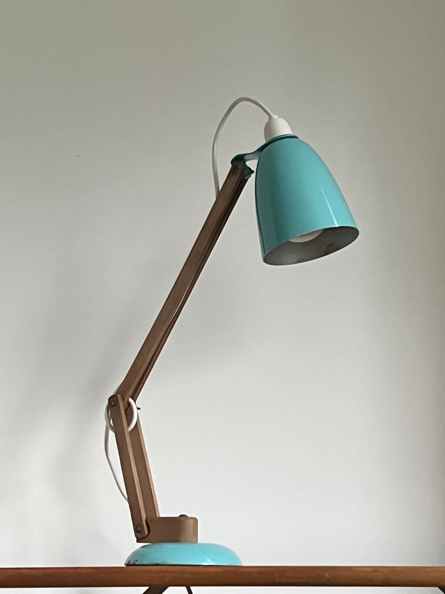 Vintage Mid Century Turquoise Maclamp