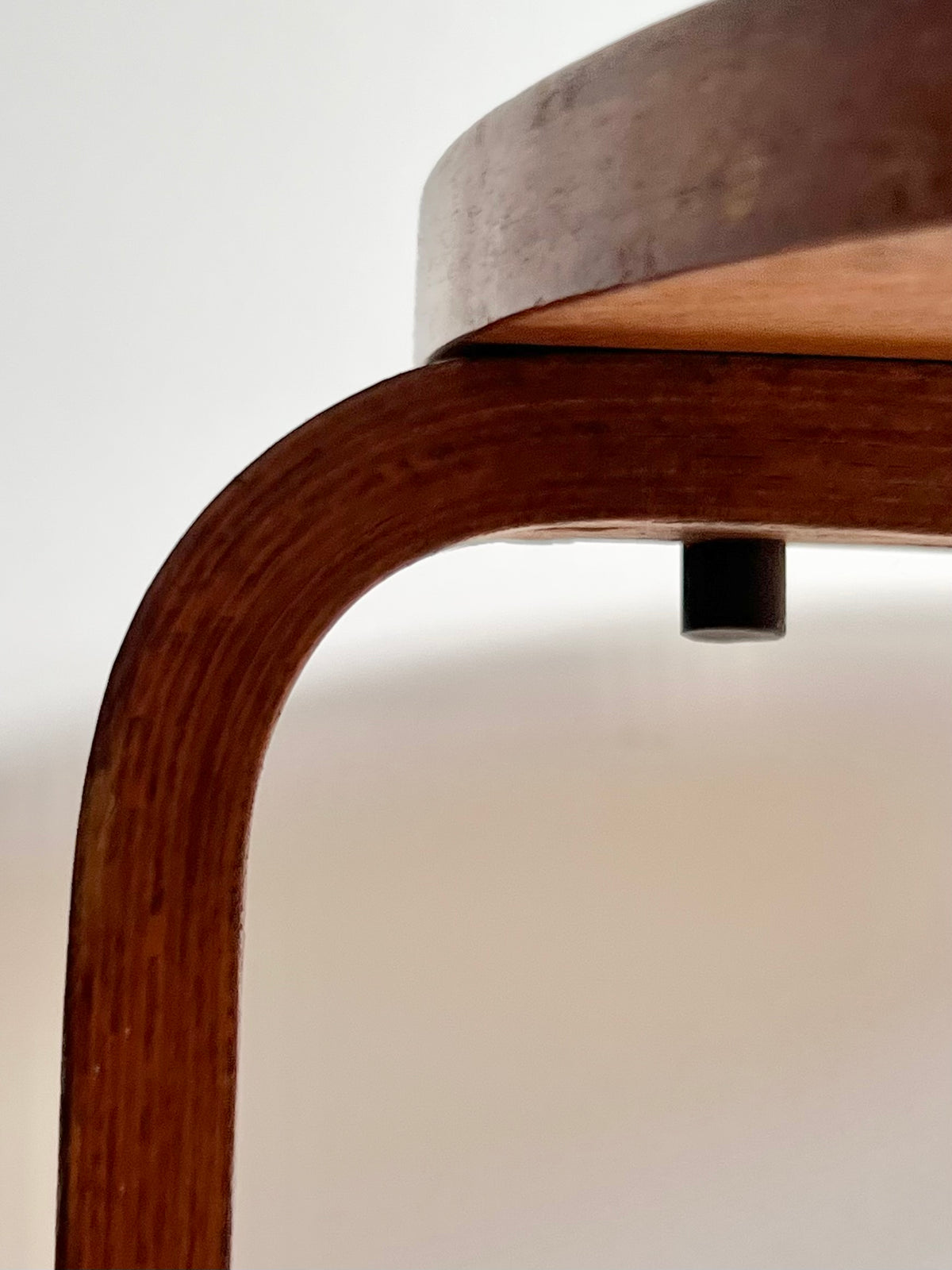 Vintage Mid Century Bentwood Alvar Aalto Style Side Table