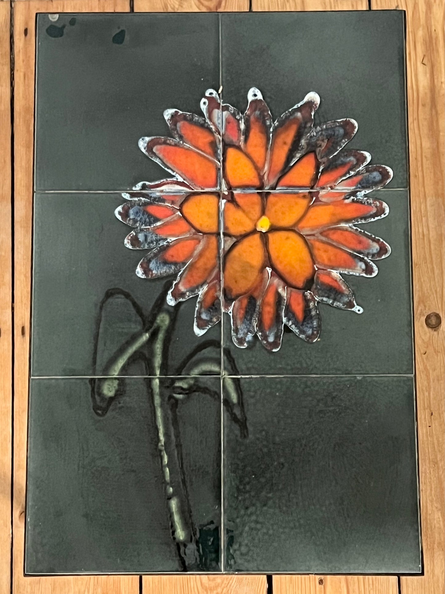 Mid Century Tiled Side Table 
By Juliette Belarti for Adri