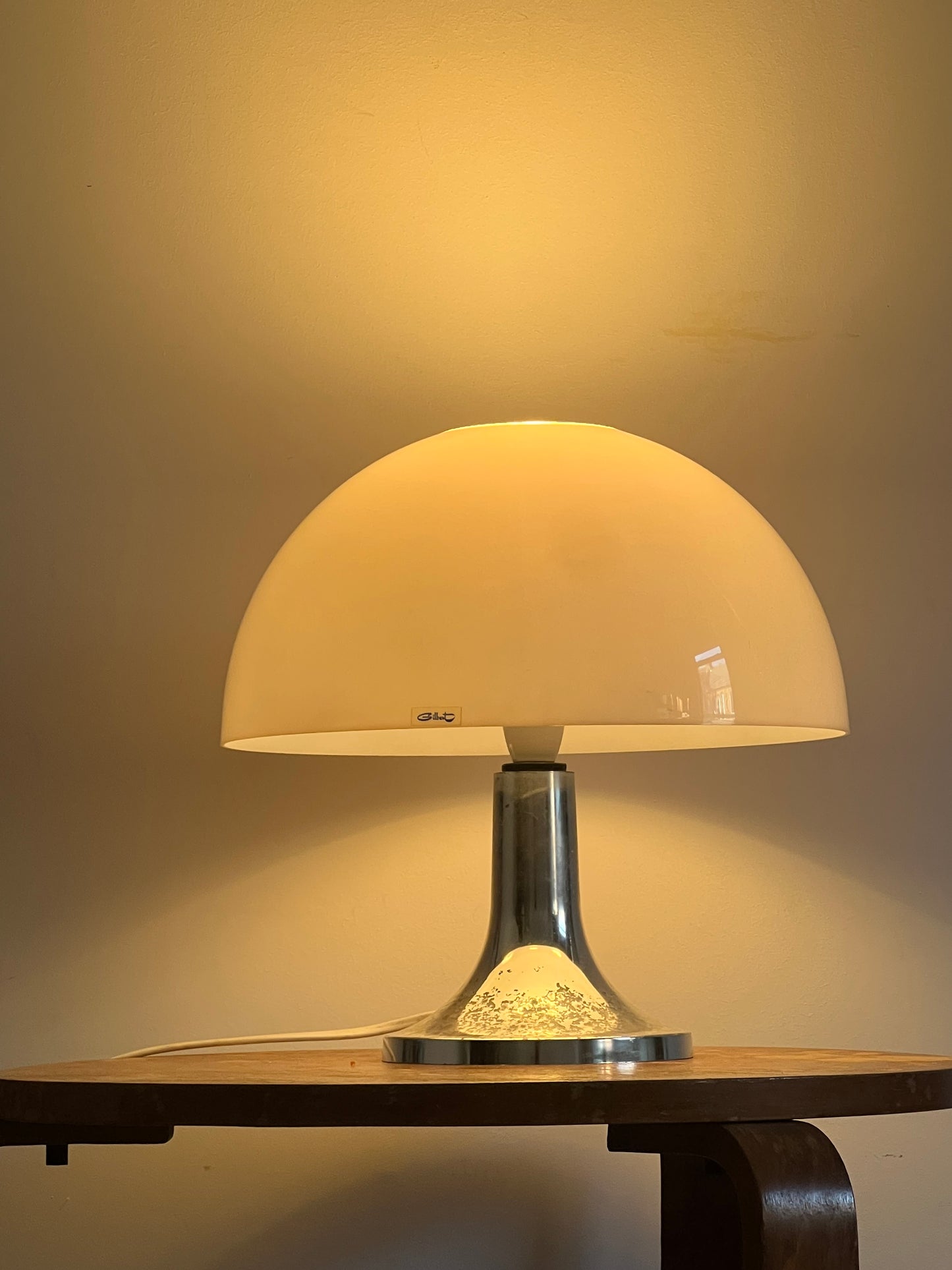 Mid Century Space Age Mushroom Lamp by Gilbert