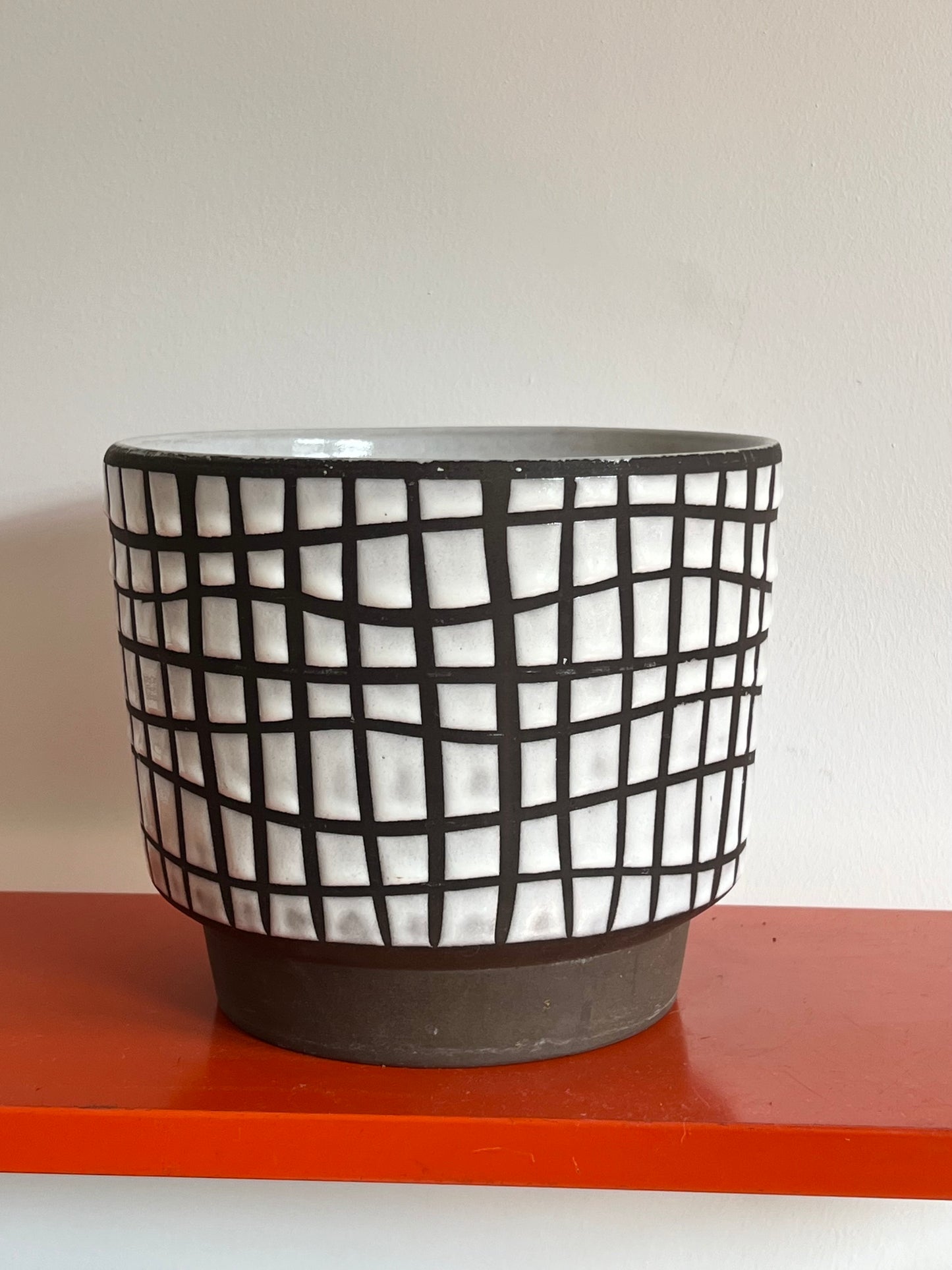 Mid Century West German Patterned Planter