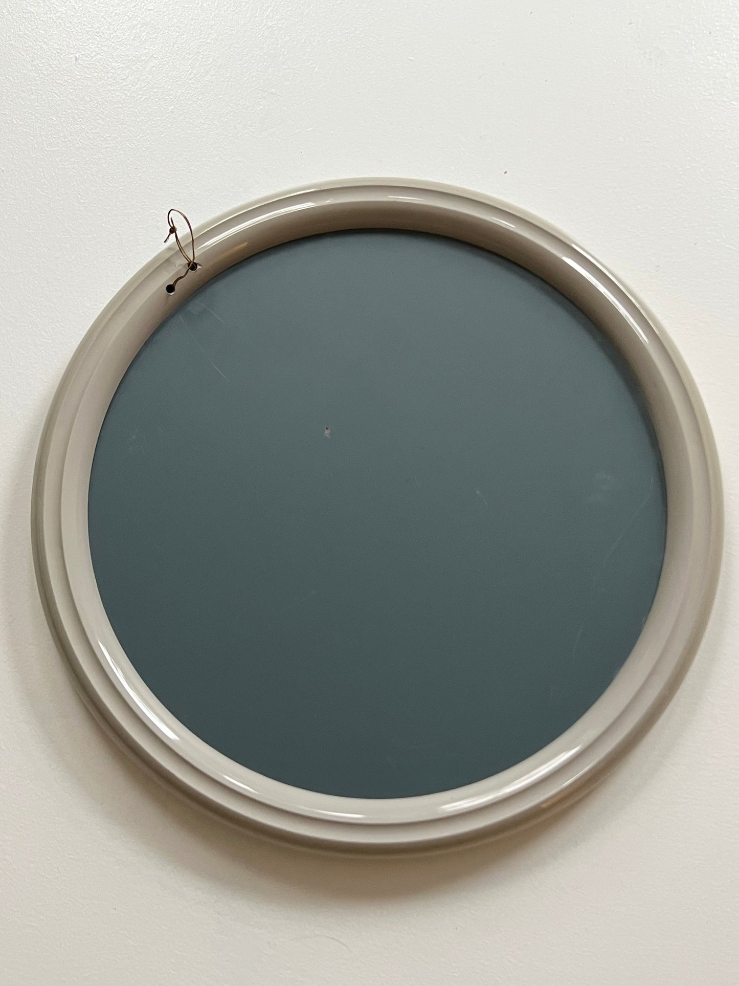 Mid Century Space Age Grey Plastic Mirror