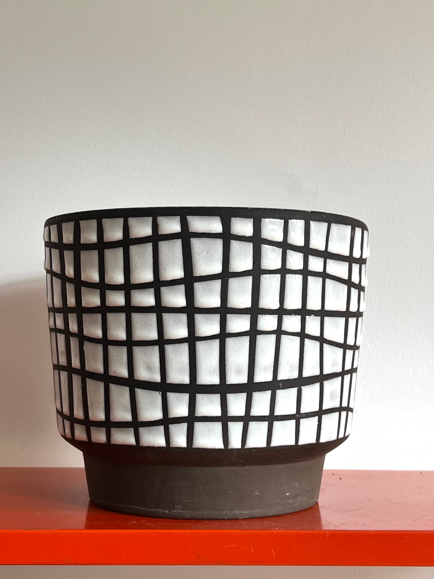 Mid Century West German Patterned Planter