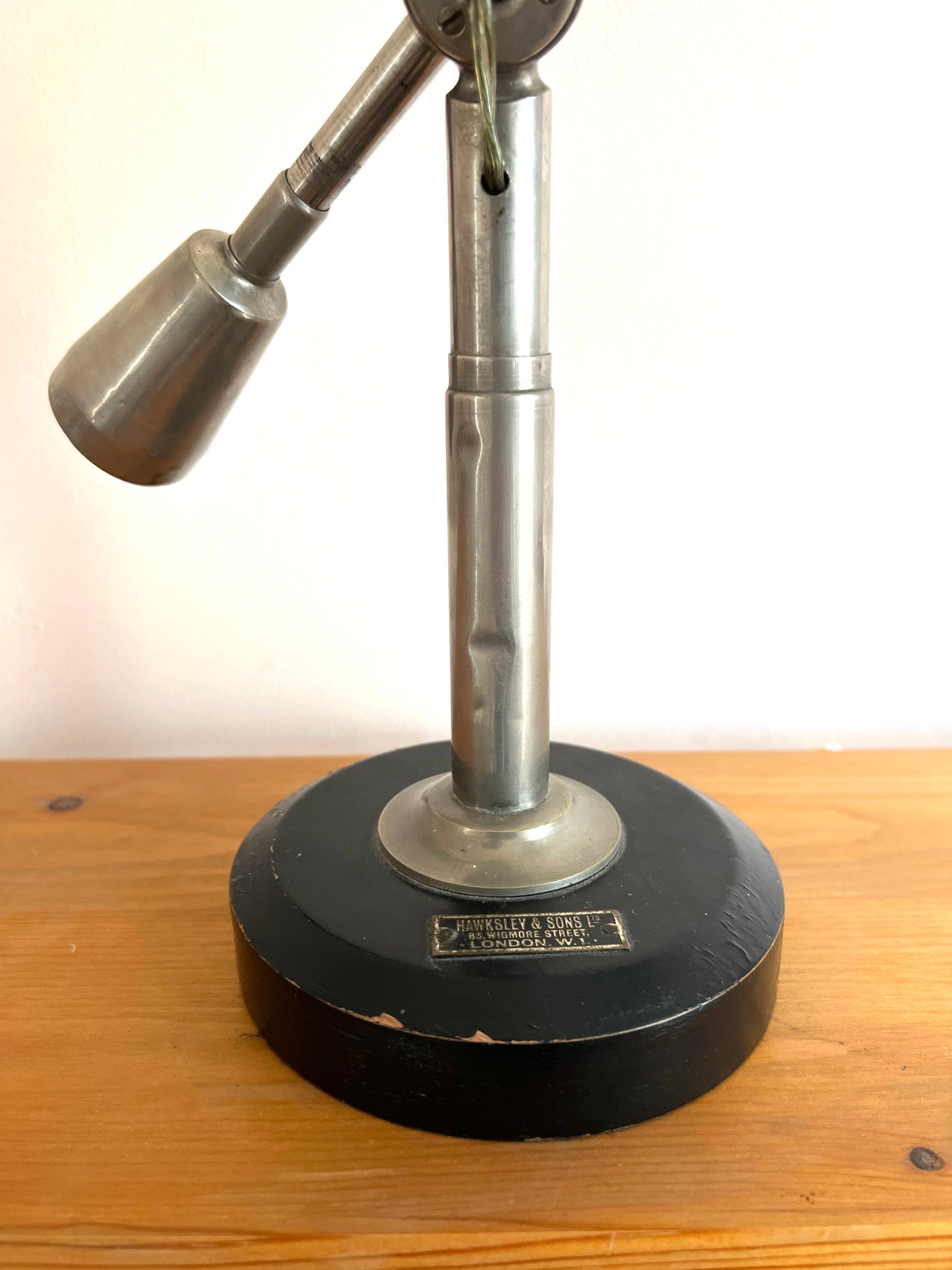 Art Deco Modernist Table Lamp by Edouard Wilfred Buquet