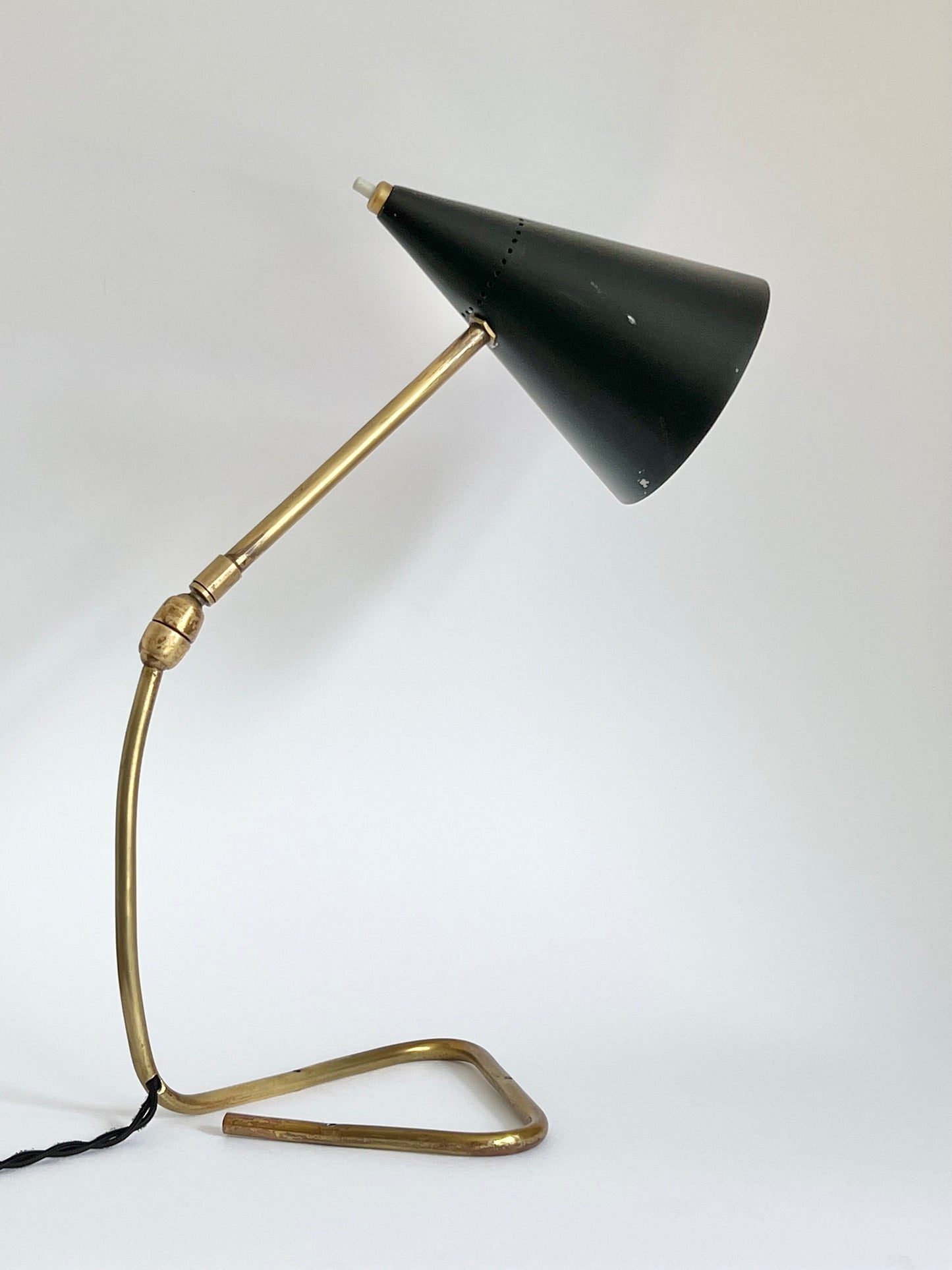 Mid Century Italian Gilardi & Barzaghi Cocotte Table Lamp