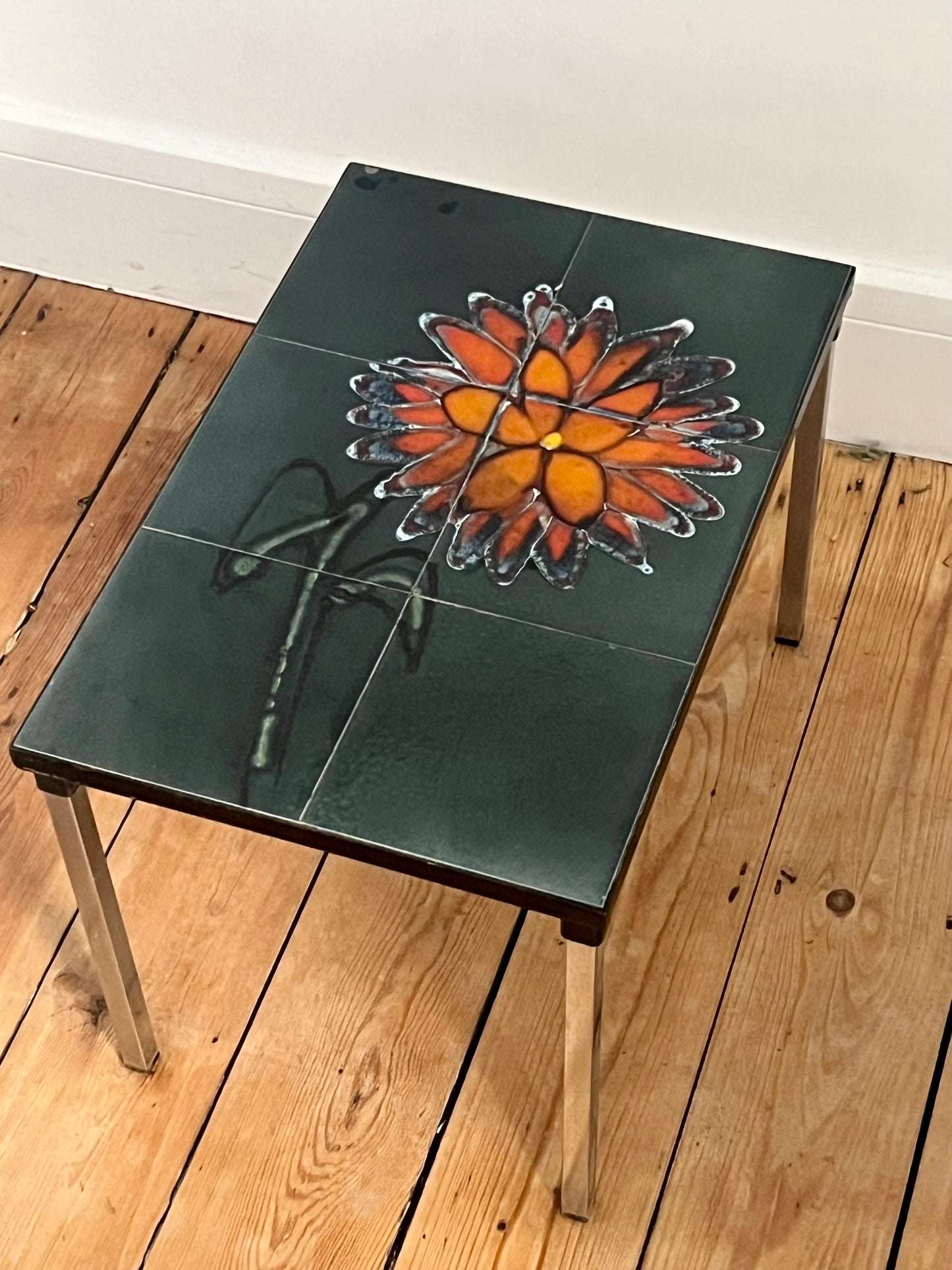 Mid Century Tiled Side Table 
By Juliette Belarti for Adri