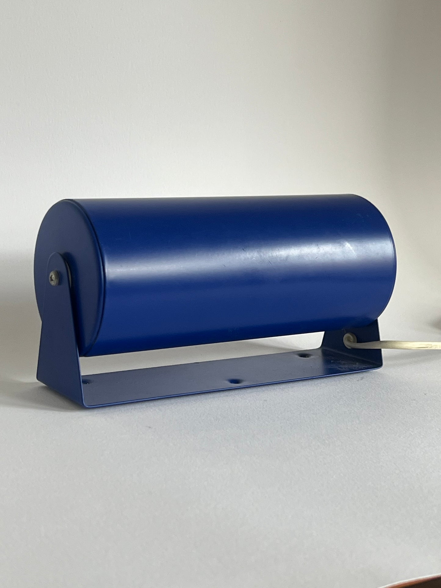 Vintage Mid Century Ikea V413 Blue Wall Lamp