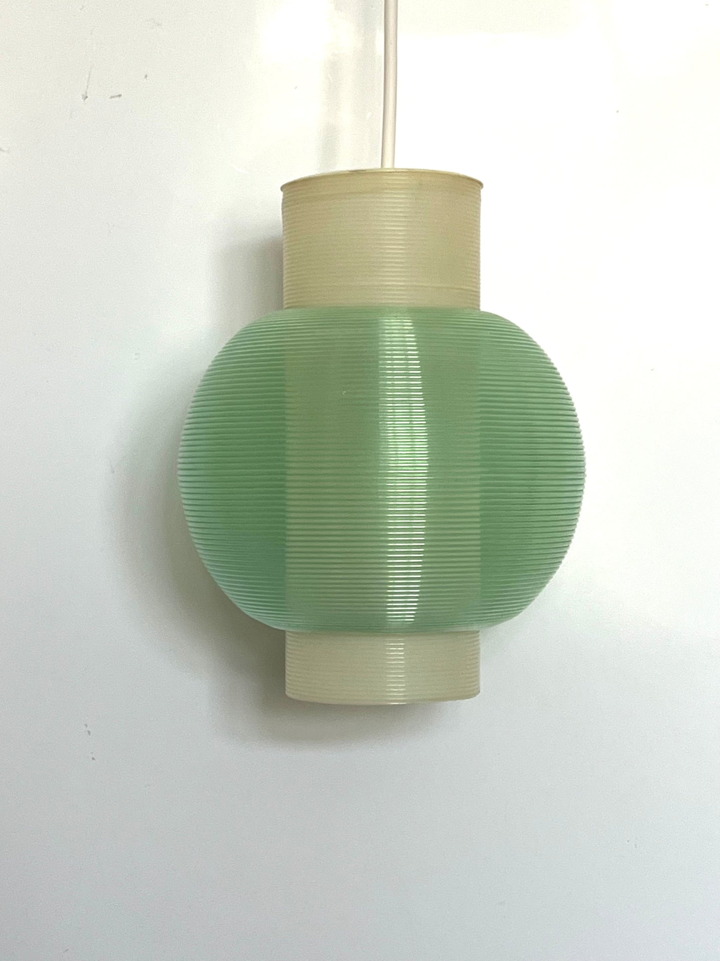 Rare Mid-Century Modern Rotaflex Pendant Lamp by Yasha Heifetz USA 1960s