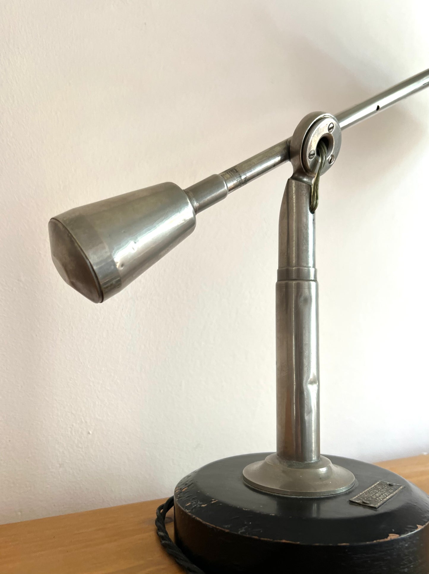 Art Deco Modernist Table Lamp by Edouard Wilfred Buquet