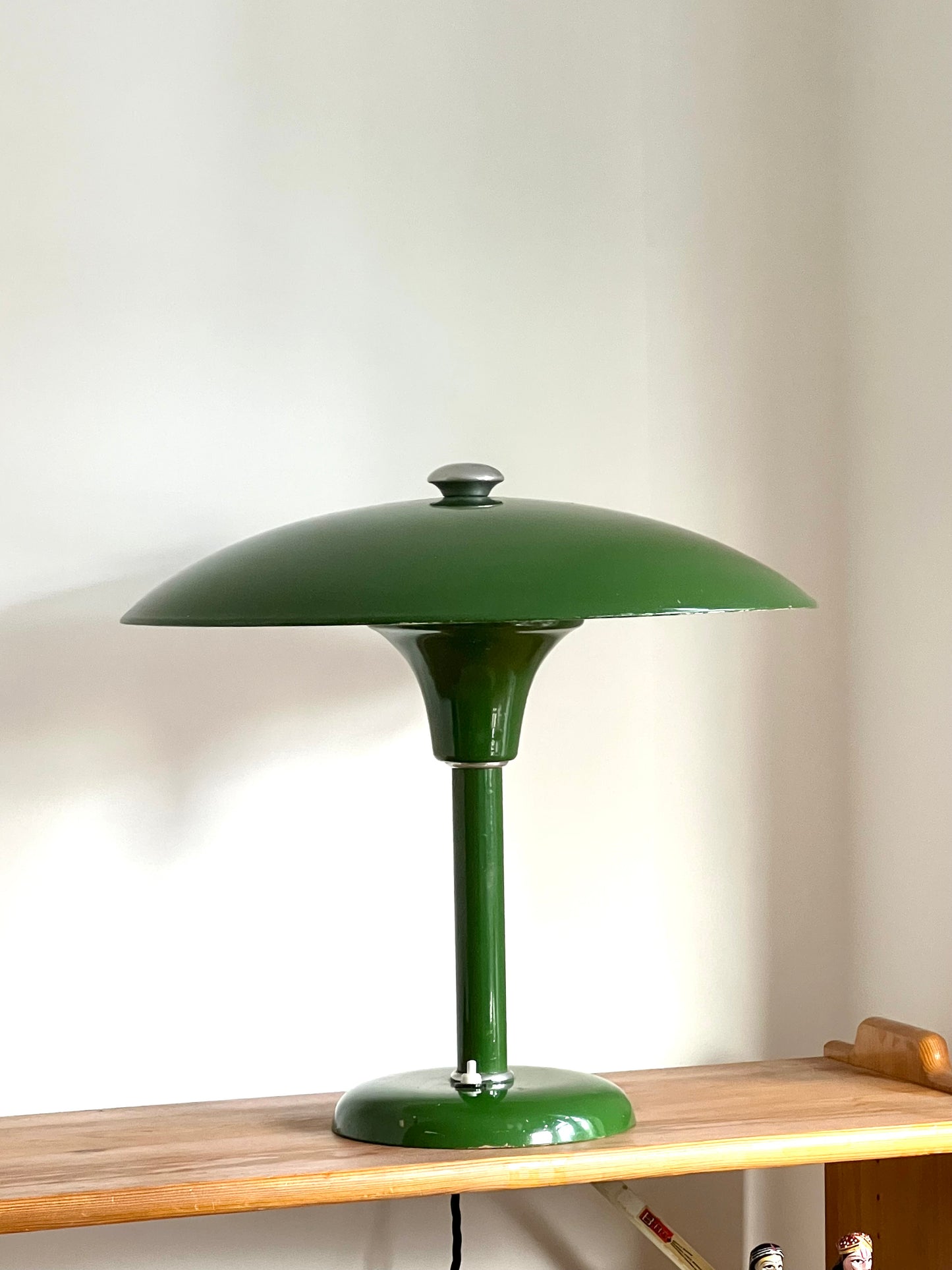 Art Deco Modernist Bauhaus Mushroom Lamp by Max Schumacher