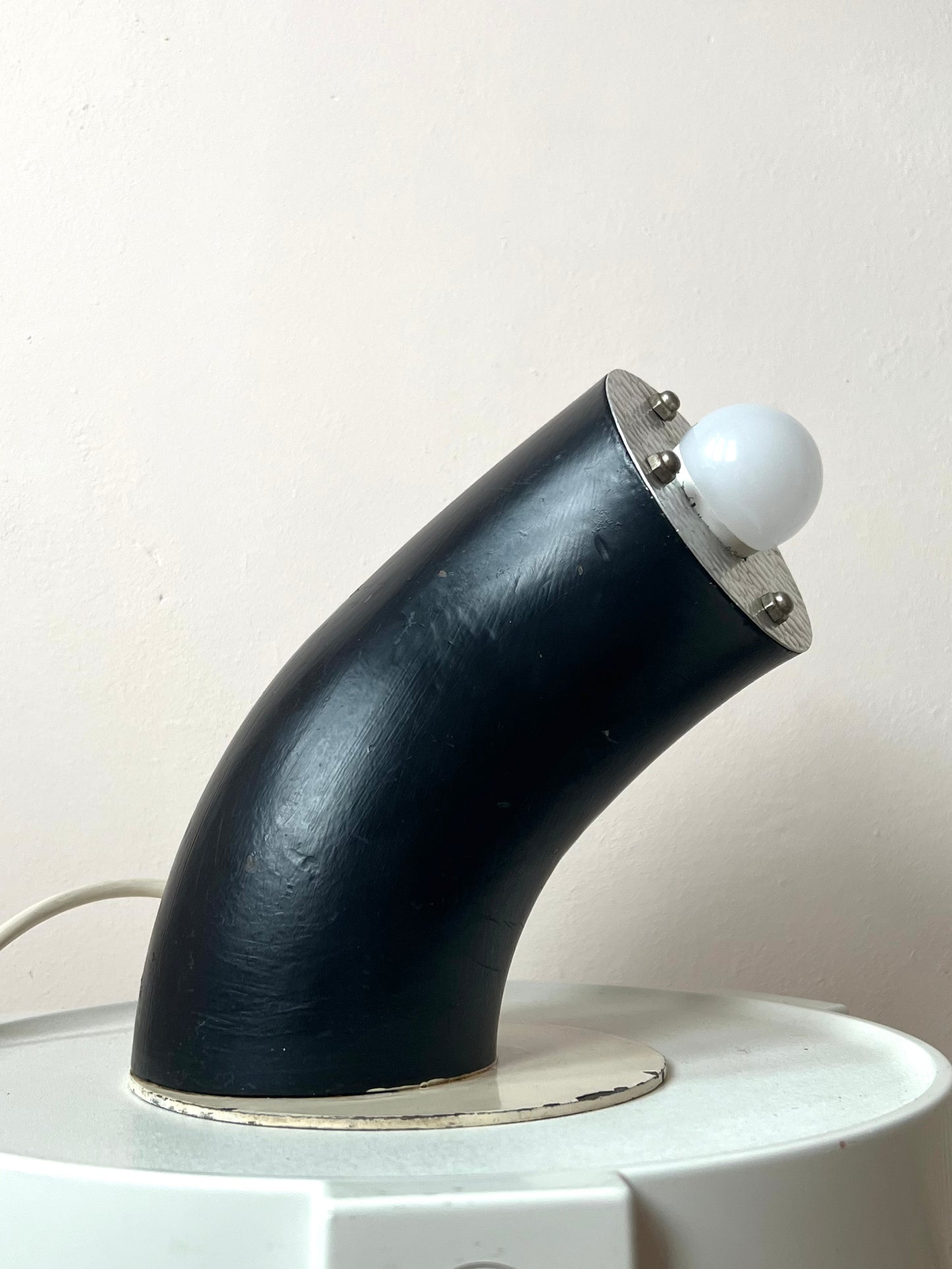 Mid Century Sculptural Tubular Table Lamp