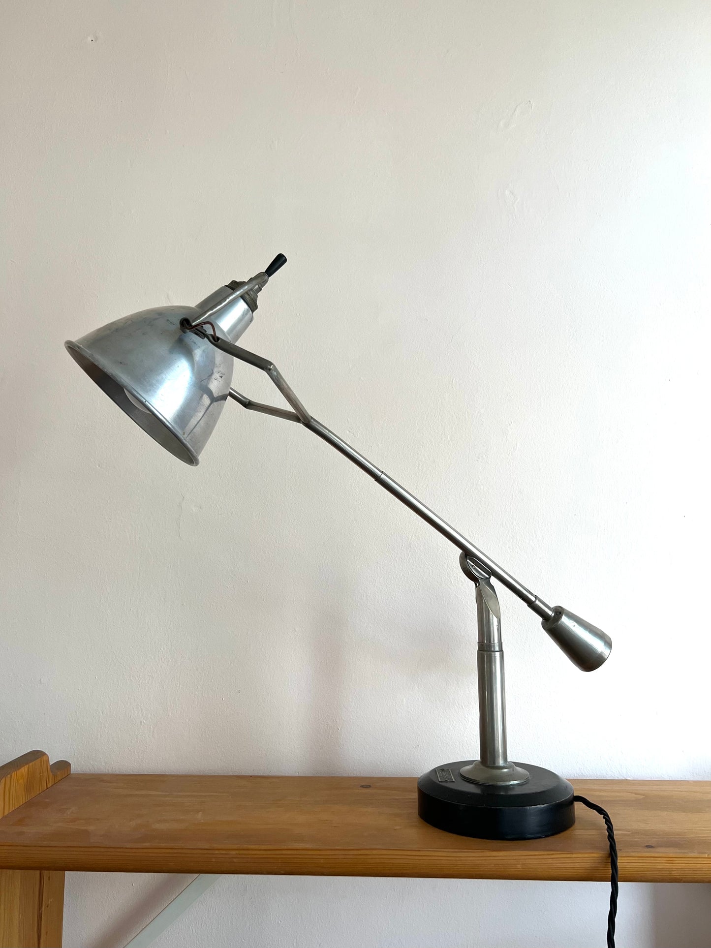 Art Deco Modernist Table Lamp by Edouard Wilfred Buquet