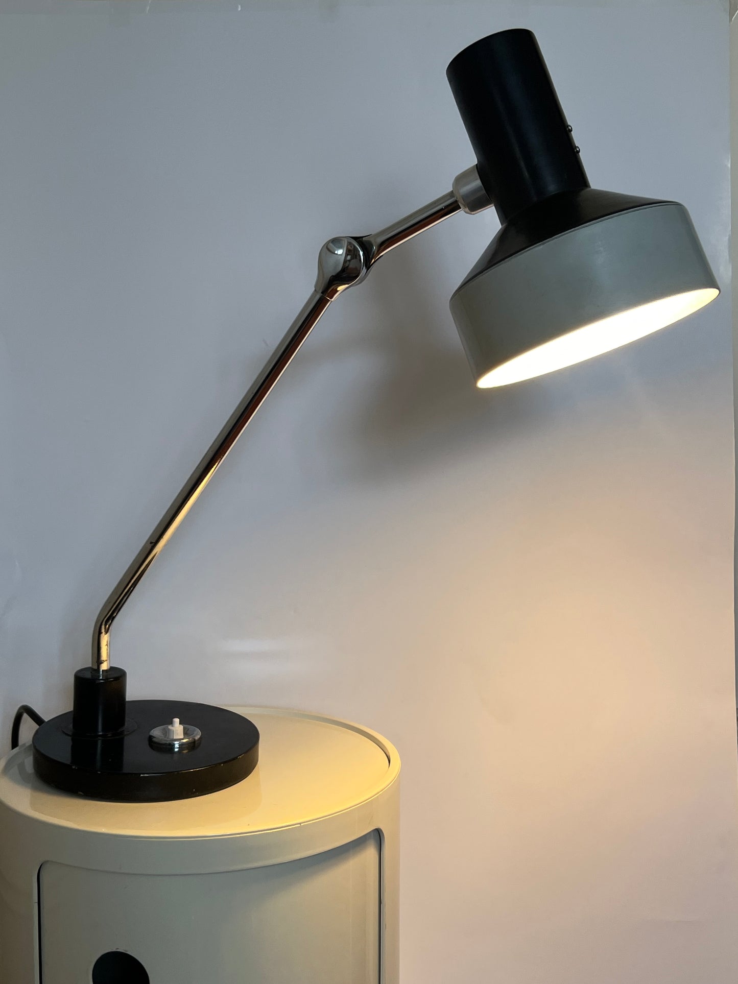 Vintage Mid Century Adjustable Table Lamp by Jumo