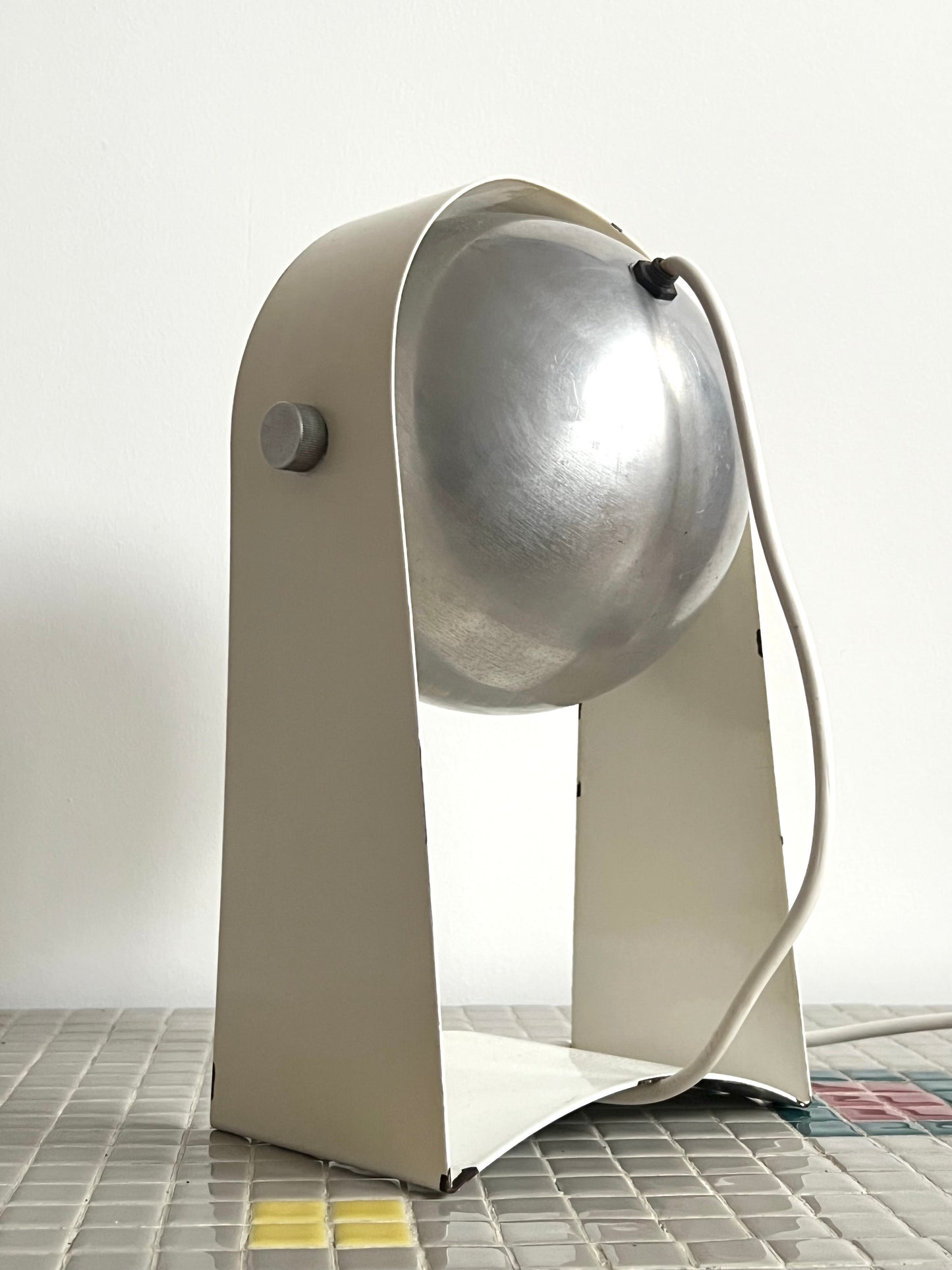 Mid Century Space Age Adjustable Eyeball lamp