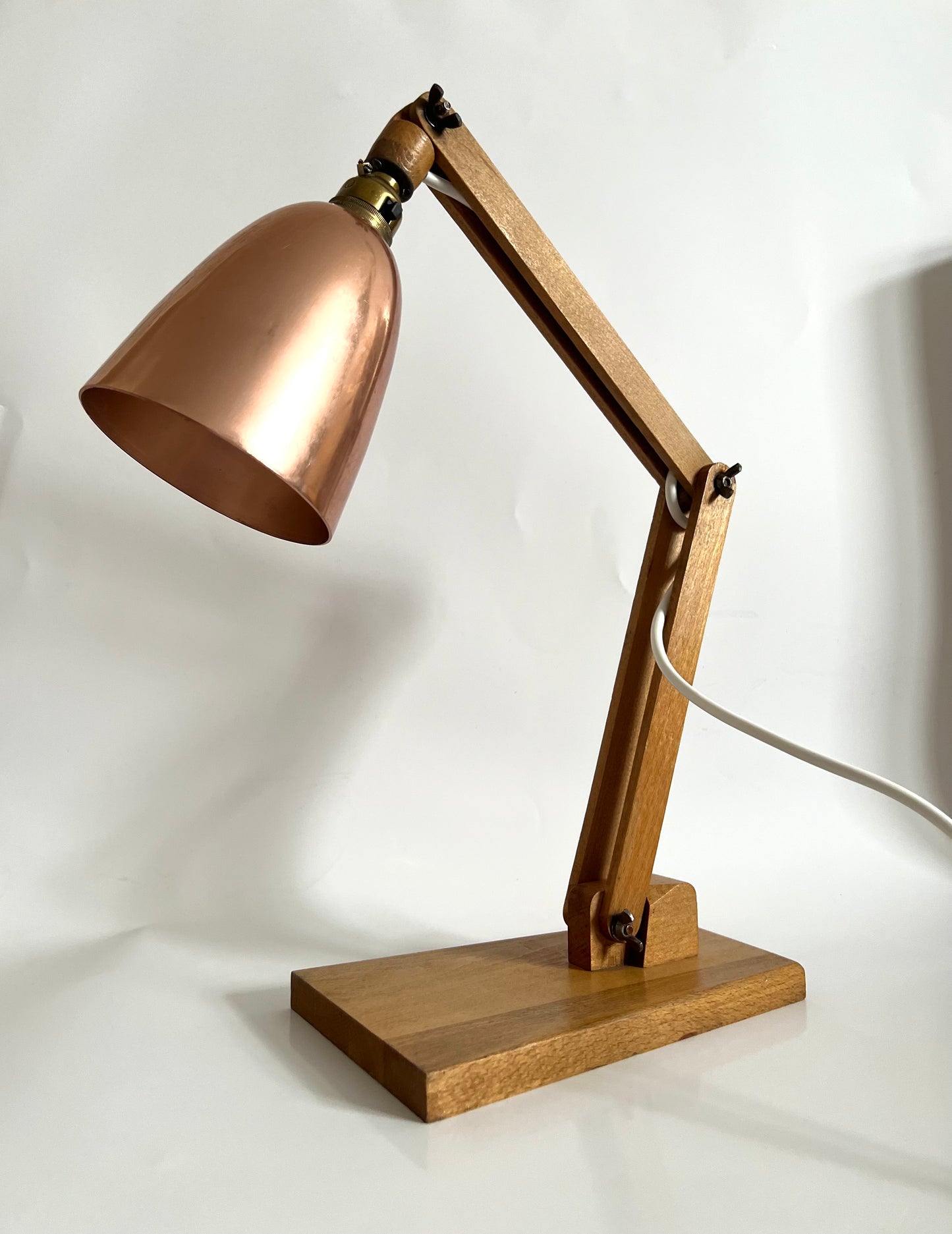 Vintage Mid Century Adjustable Table Lamp