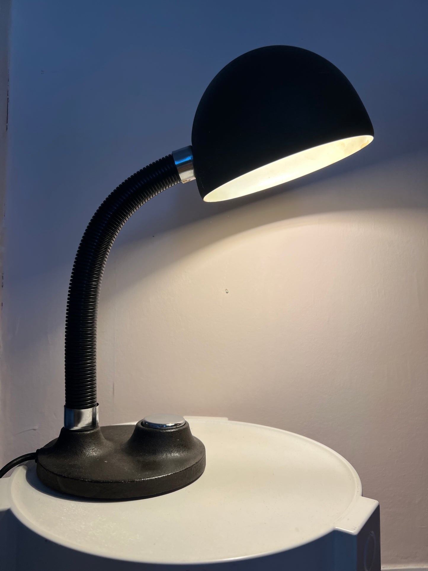 Mid Century Space Age Desk Lamp by Hillebrand