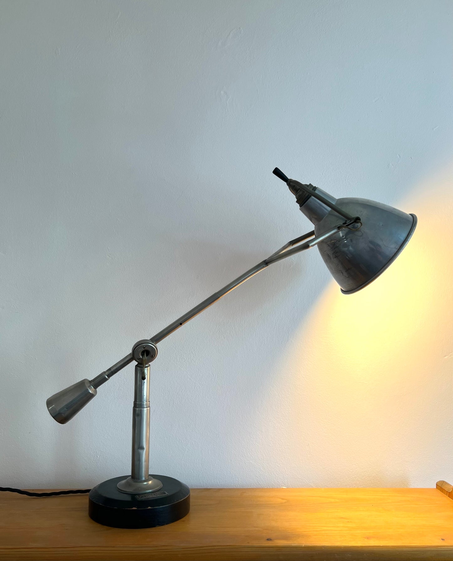 Art Deco Modernist Table Lamp by Edouard Wilfred Buquet