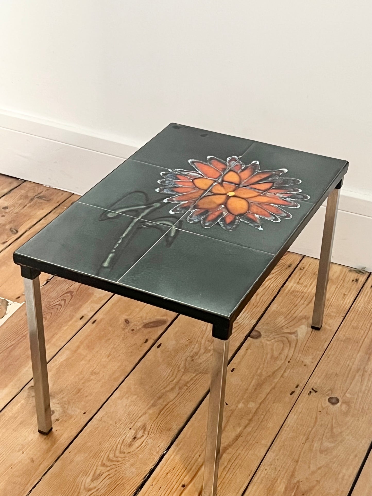 Mid Century Tiled Side Table 
By Juliette Belarti for Adri