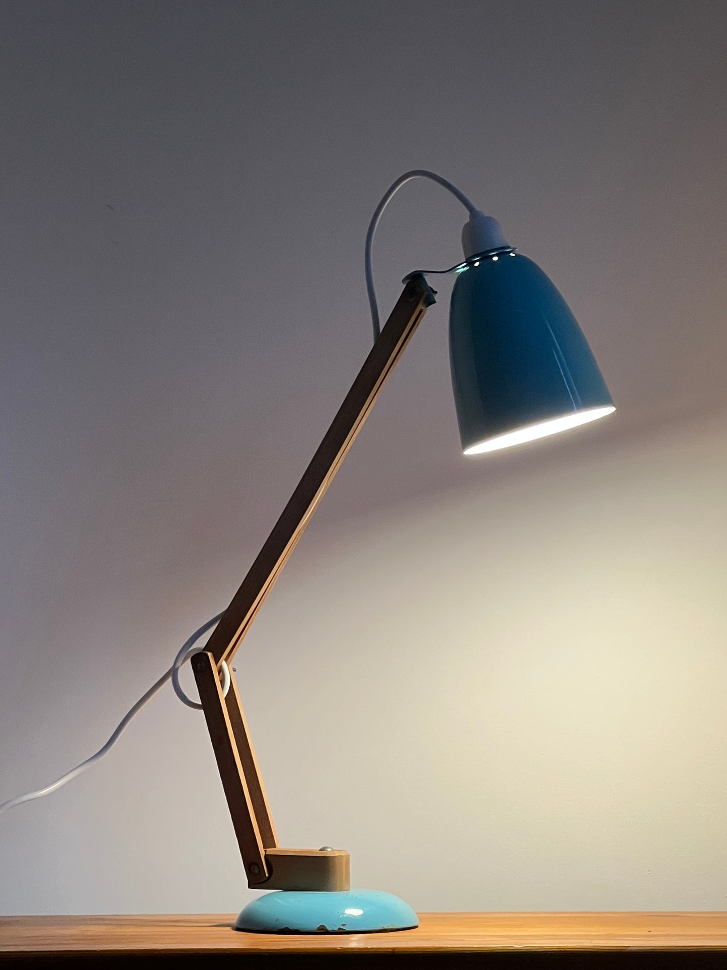 Vintage Mid Century Turquoise Maclamp