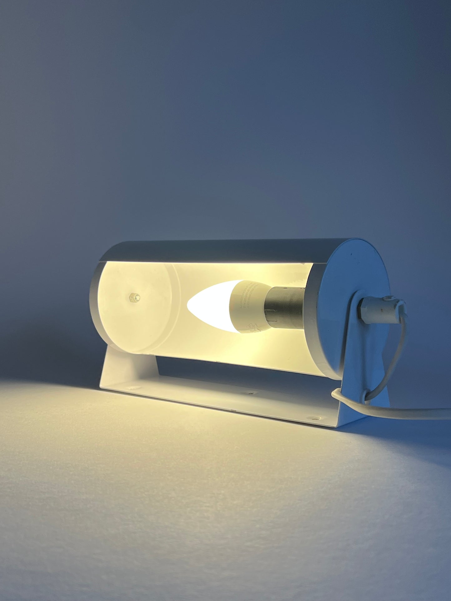 Vintage Mid Century Ikea V413 White Wall Lamp