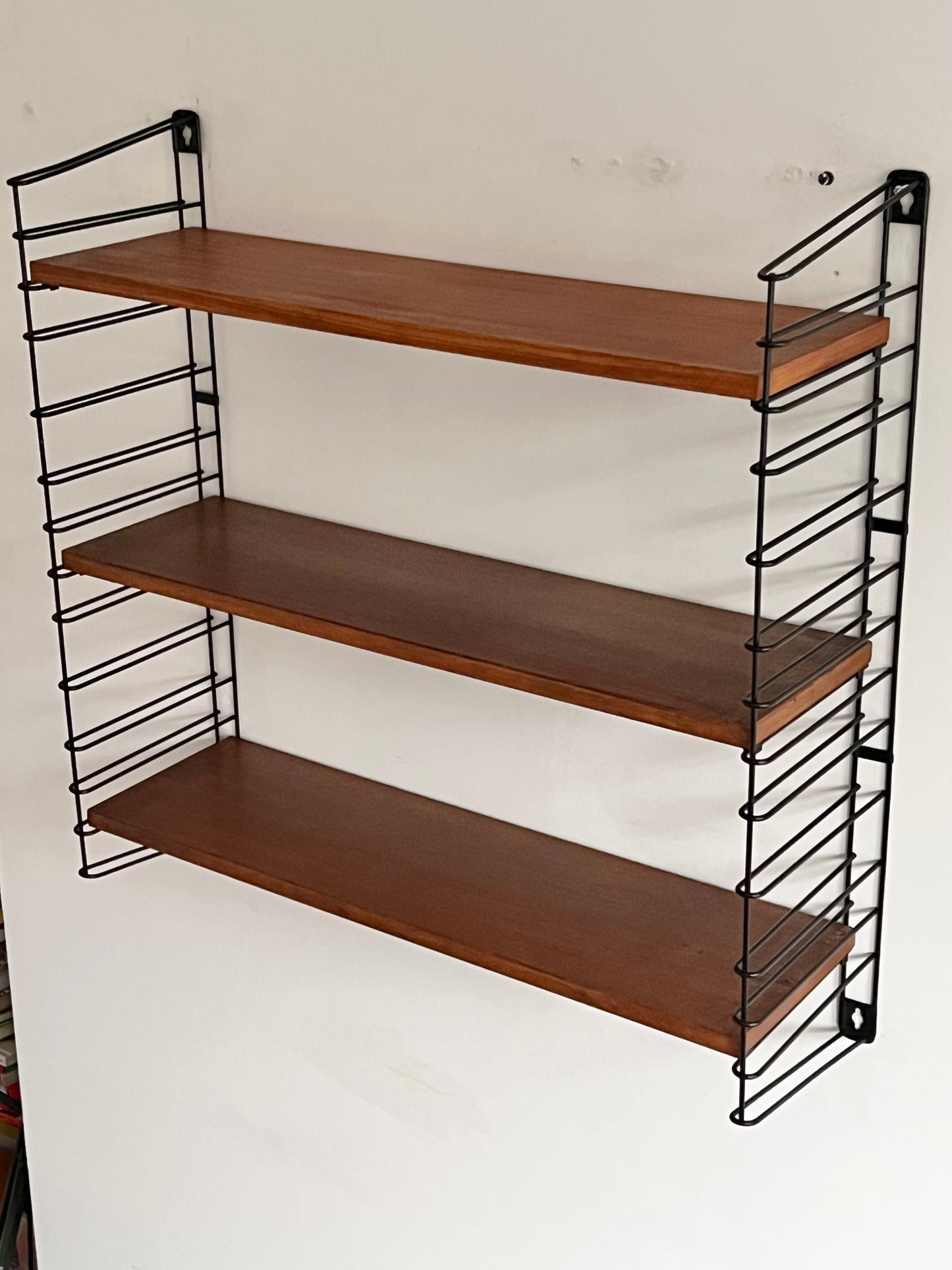 Vintage Mid Century Tomado String Shelving Unit