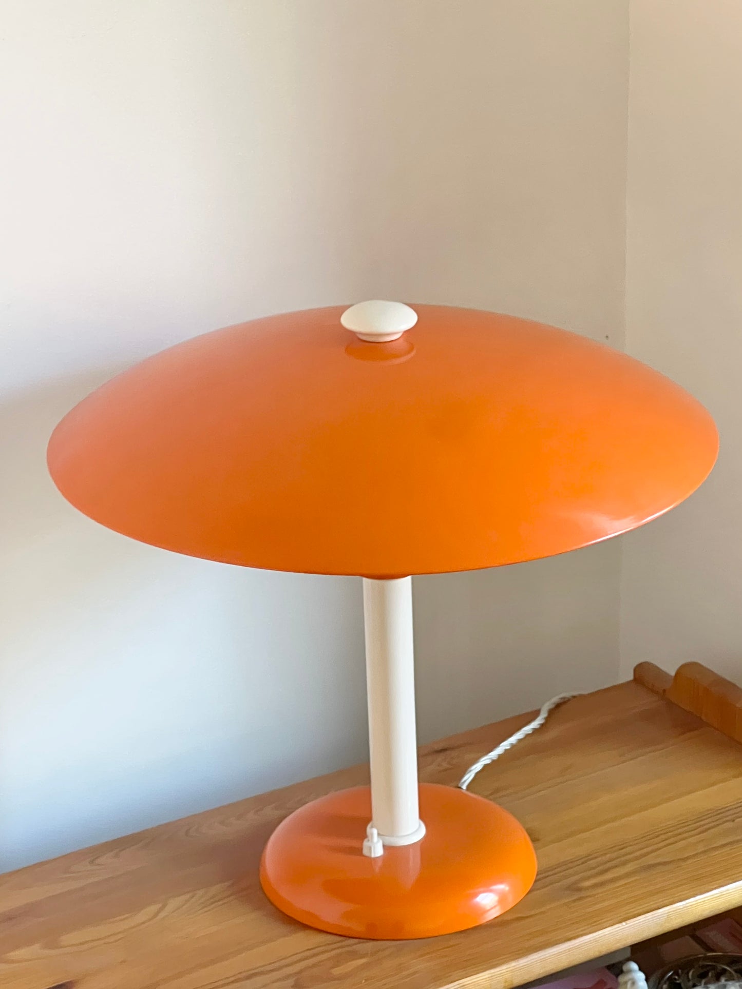 Art Deco Modernist Bauhaus Mushroom Lamp by Max Schumacher