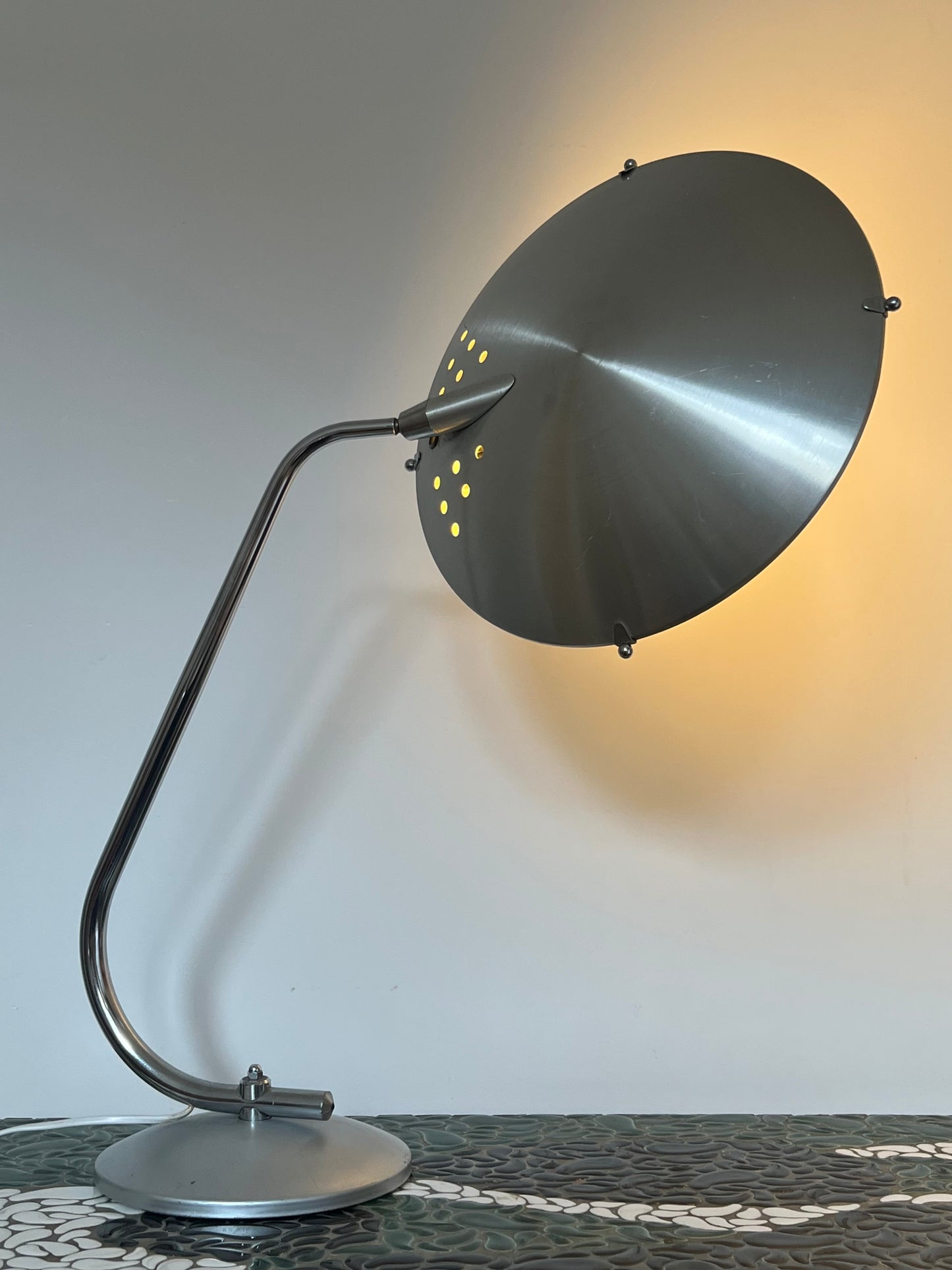 Mid Century Space Age UFO 
Table Lamp