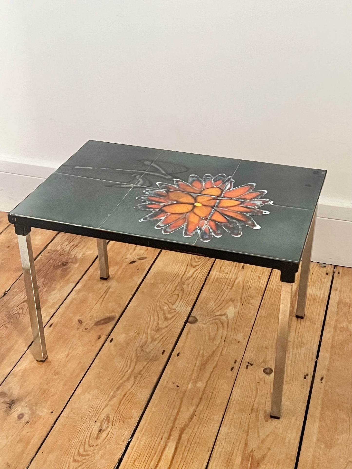 Mid Century Tiled Side Table 
By Juliette Belarti for Adri