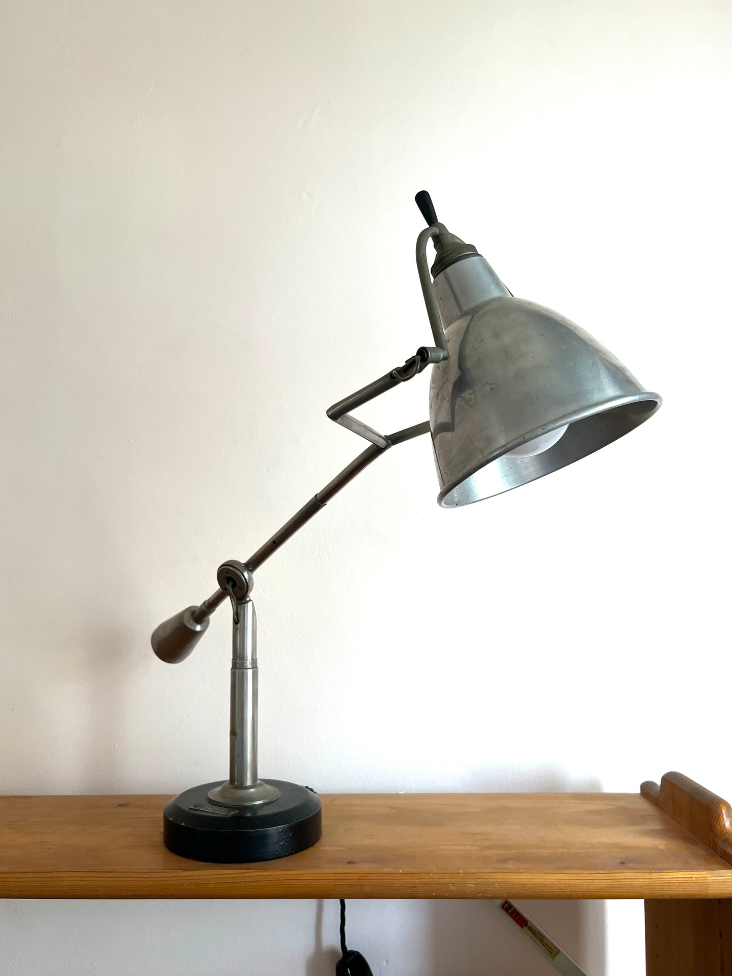 Art Deco Modernist Table Lamp by Edouard Wilfred Buquet