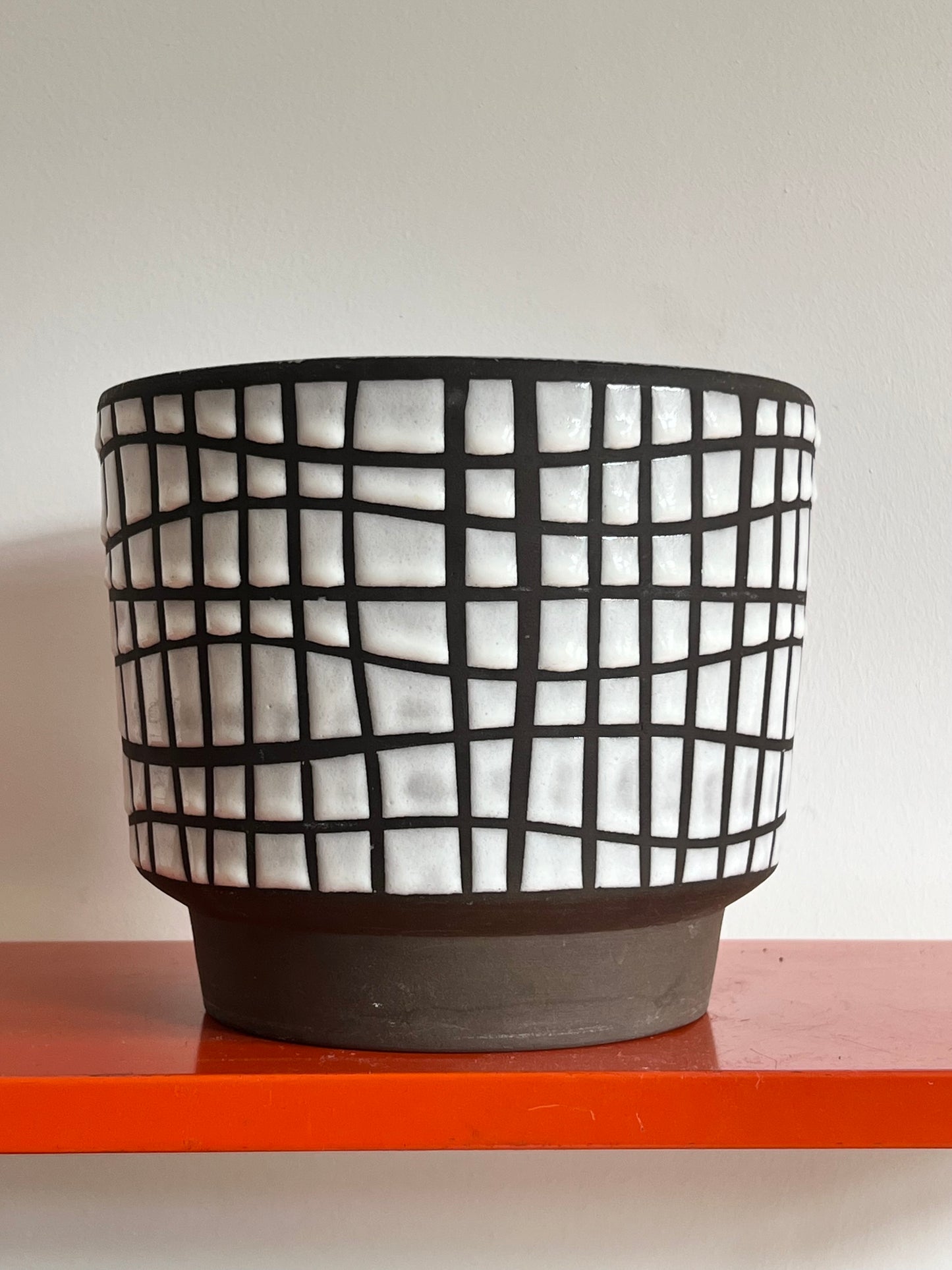 Mid Century West German Patterned Planter
