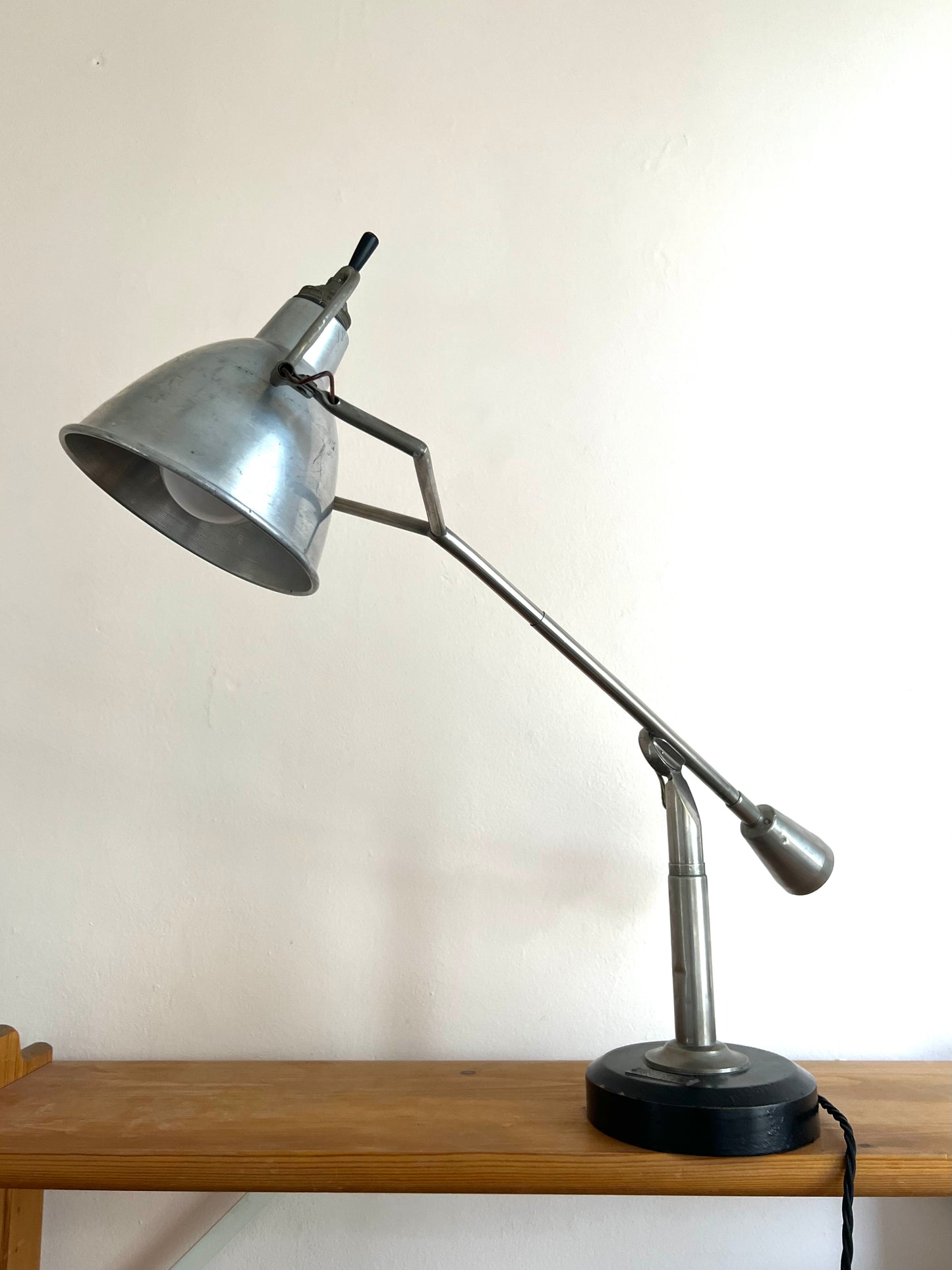 Art Deco Modernist Table Lamp by Edouard Wilfred Buquet