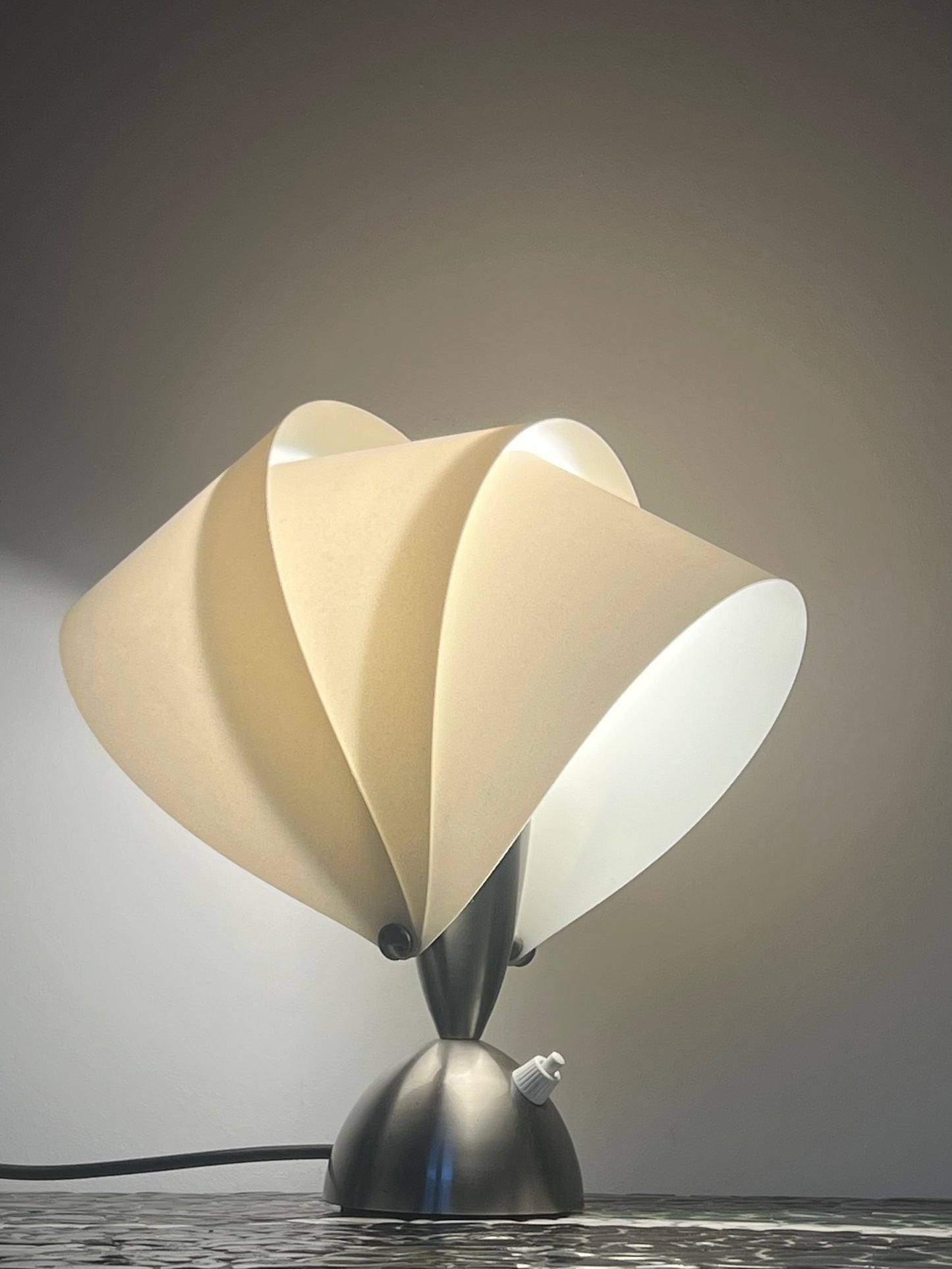 Sculptural Table Lamp by Hannes Wettstein for Oluce