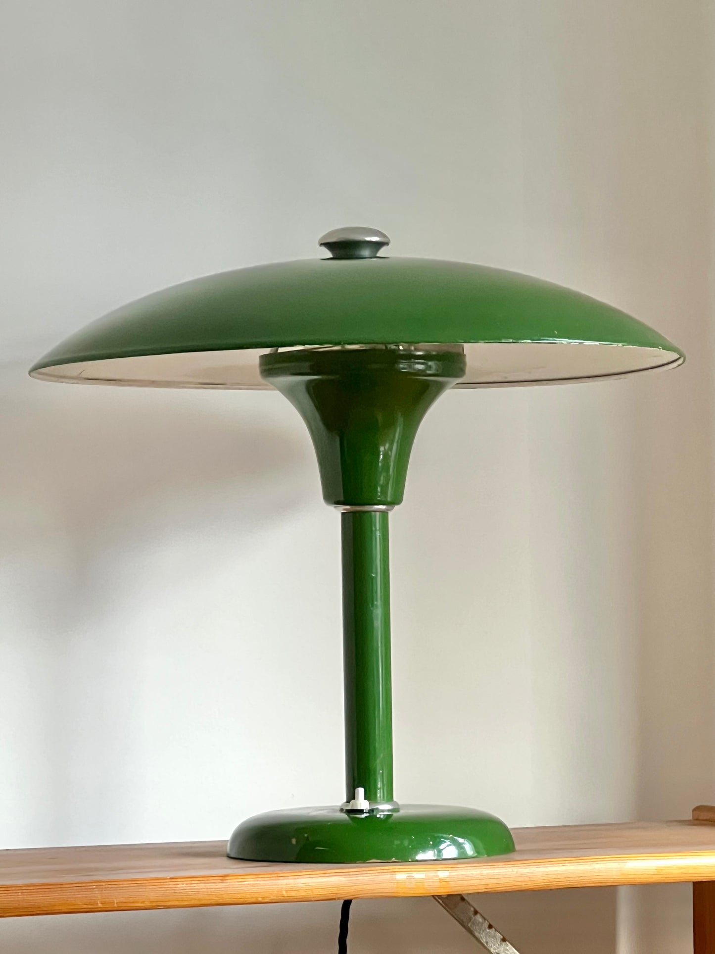 Art Deco Modernist Bauhaus Mushroom Lamp by Max Schumacher