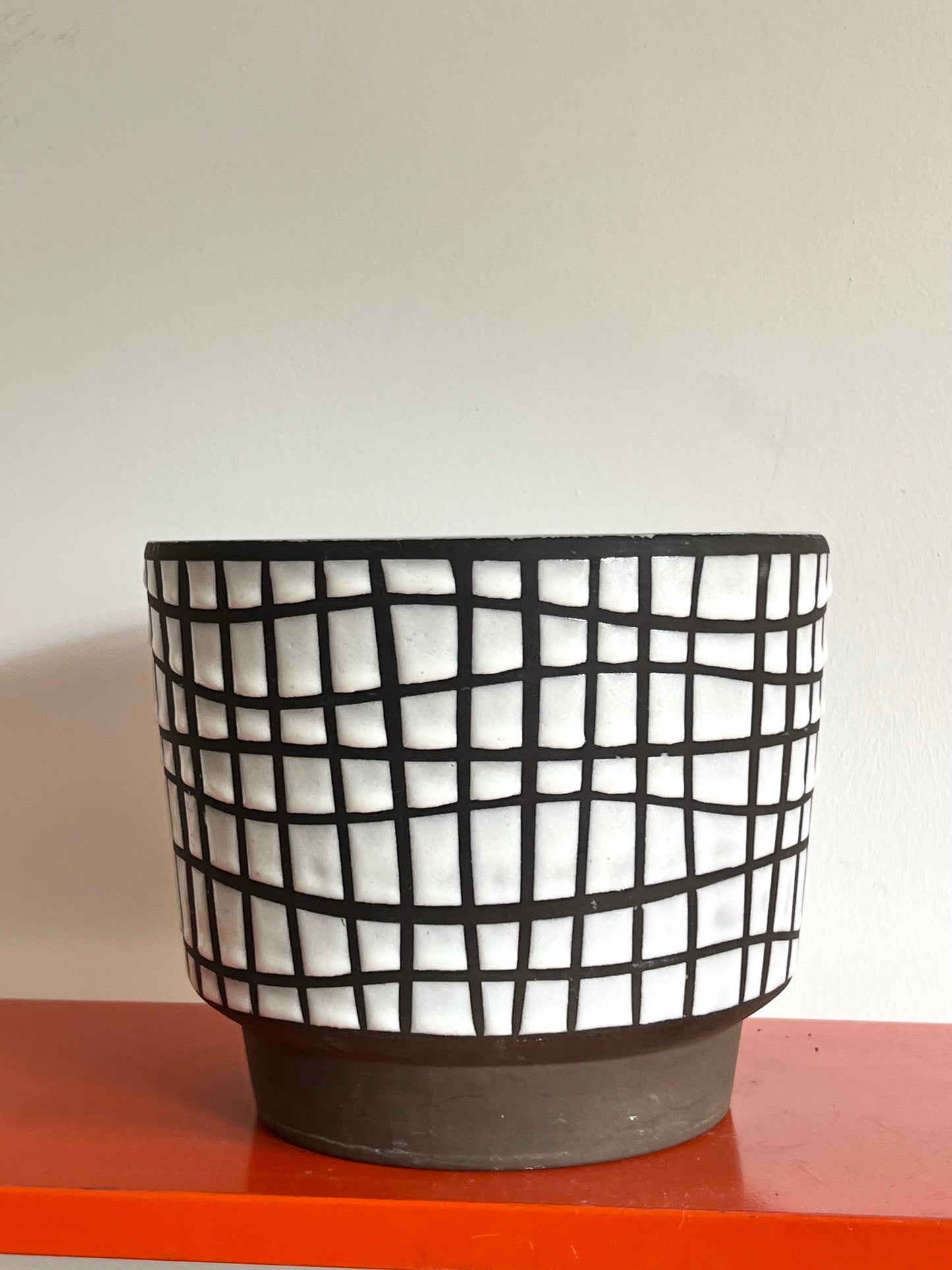 Mid Century West German Patterned Planter