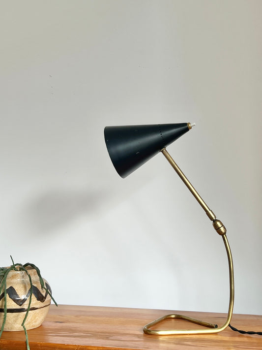 Mid Century Italian Gilardi & Barzaghi Cocotte Table Lamp