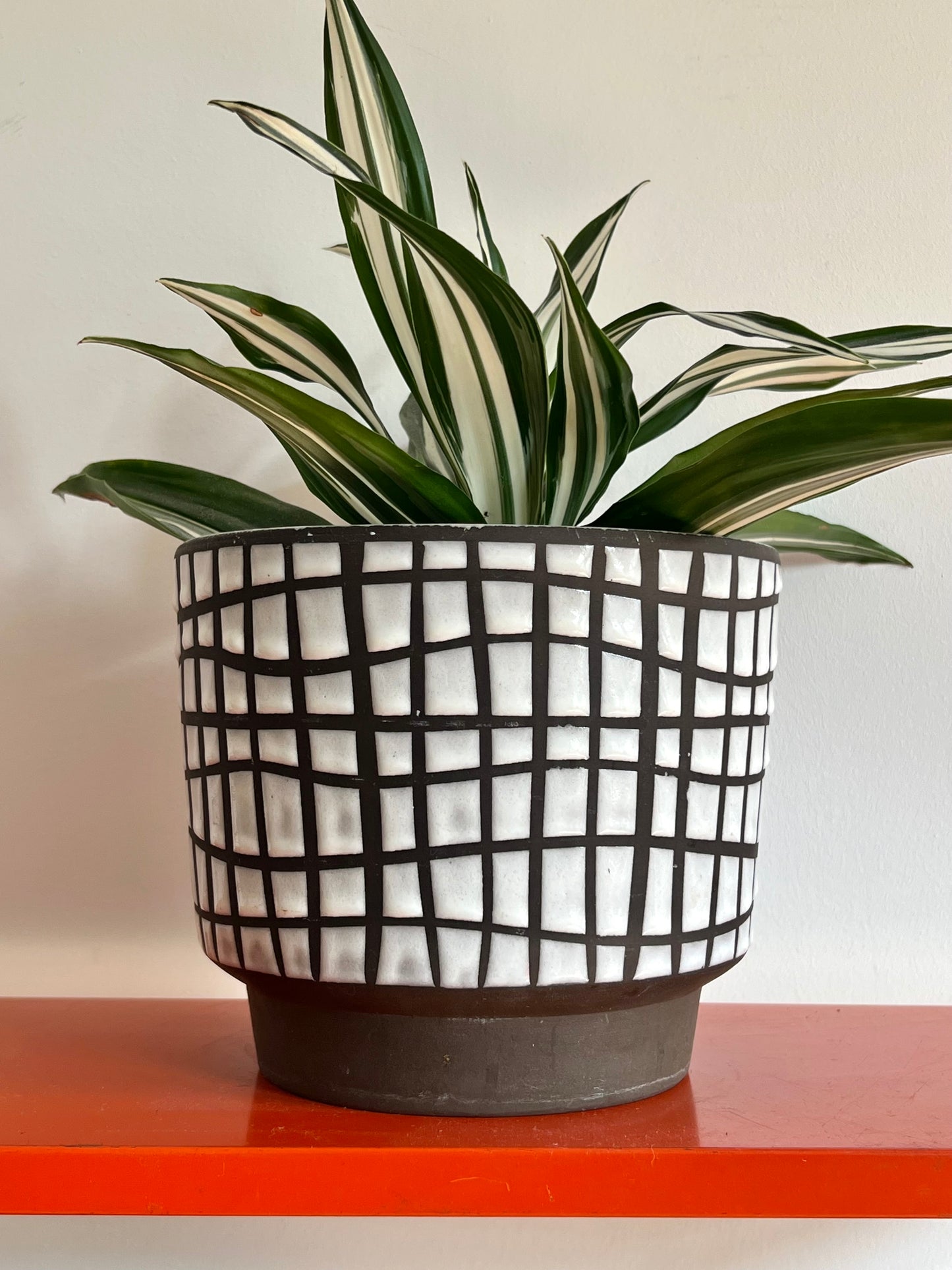 Mid Century West German Patterned Planter