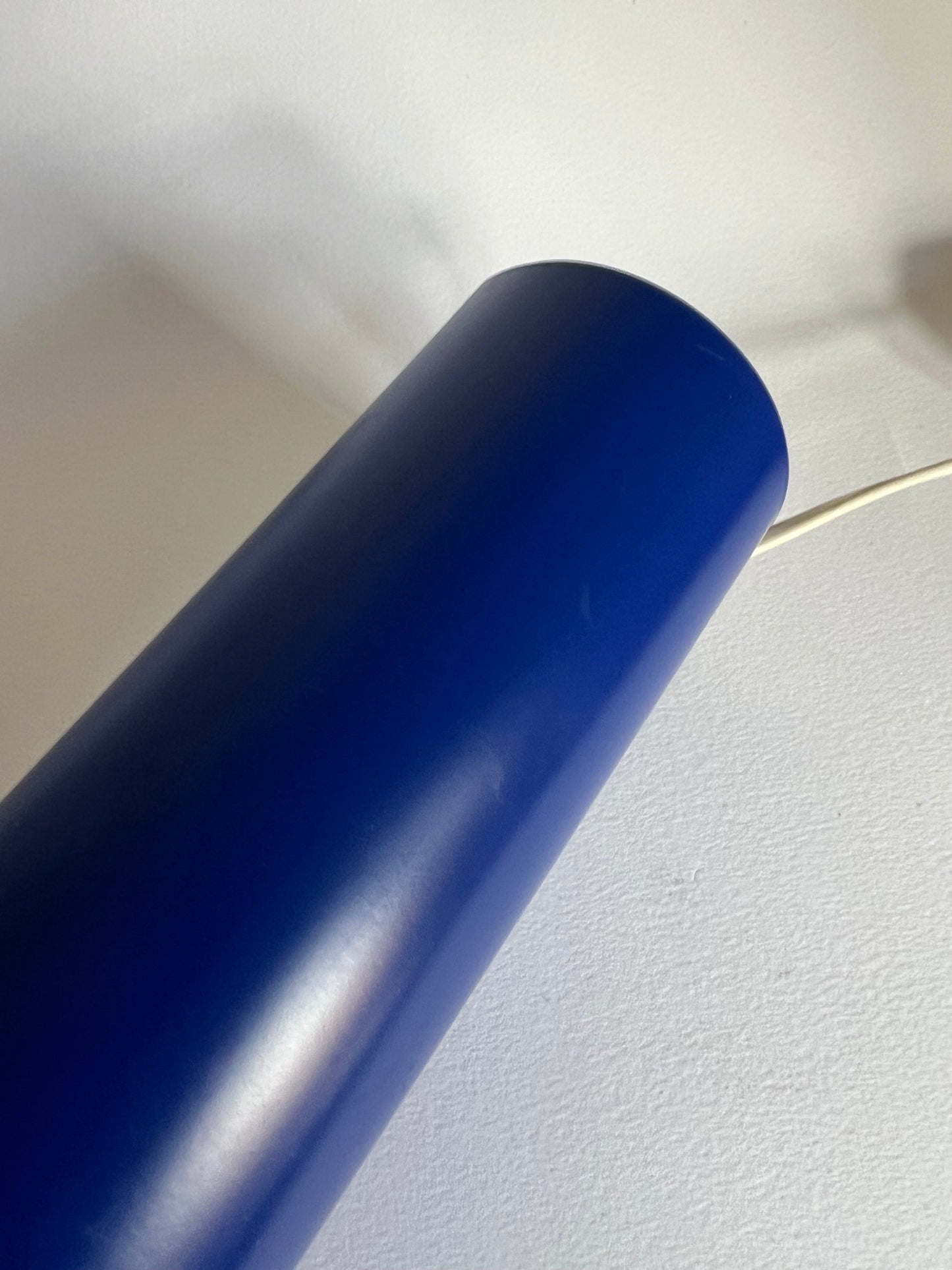 Vintage Mid Century Ikea V413 Blue Wall Lamp