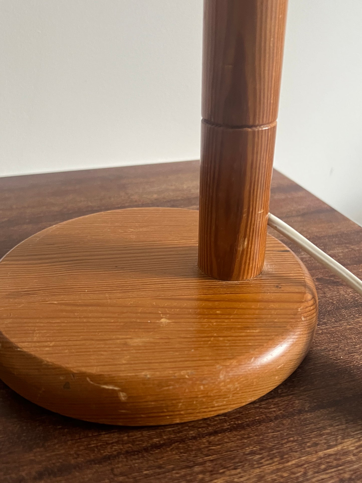 Pine Adjustable Table Lamp by Solbackens Svarveri