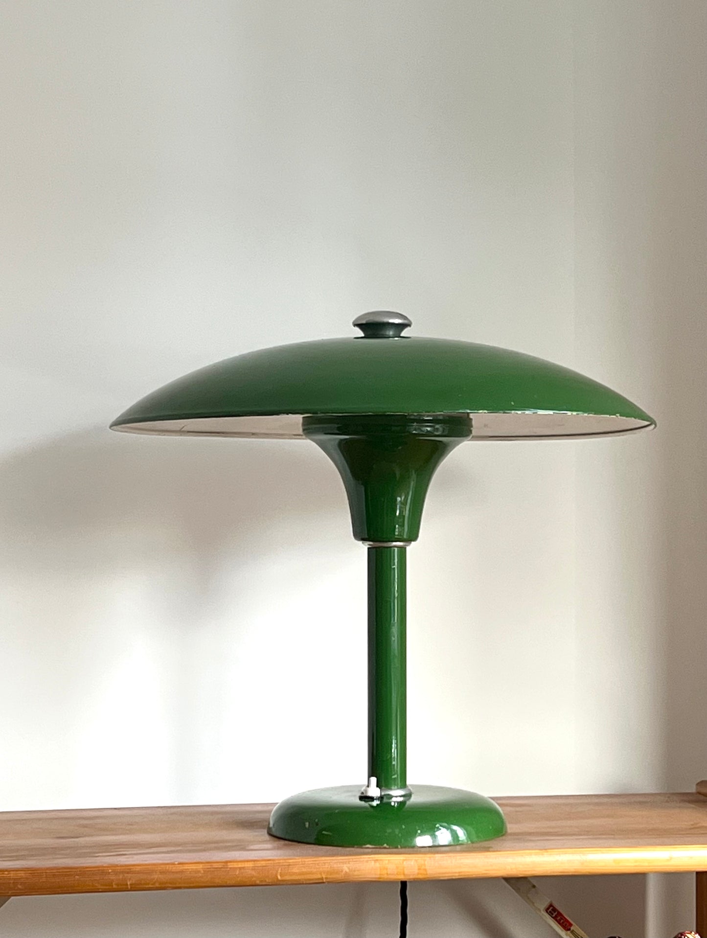 Art Deco Modernist Bauhaus Mushroom Lamp by Max Schumacher