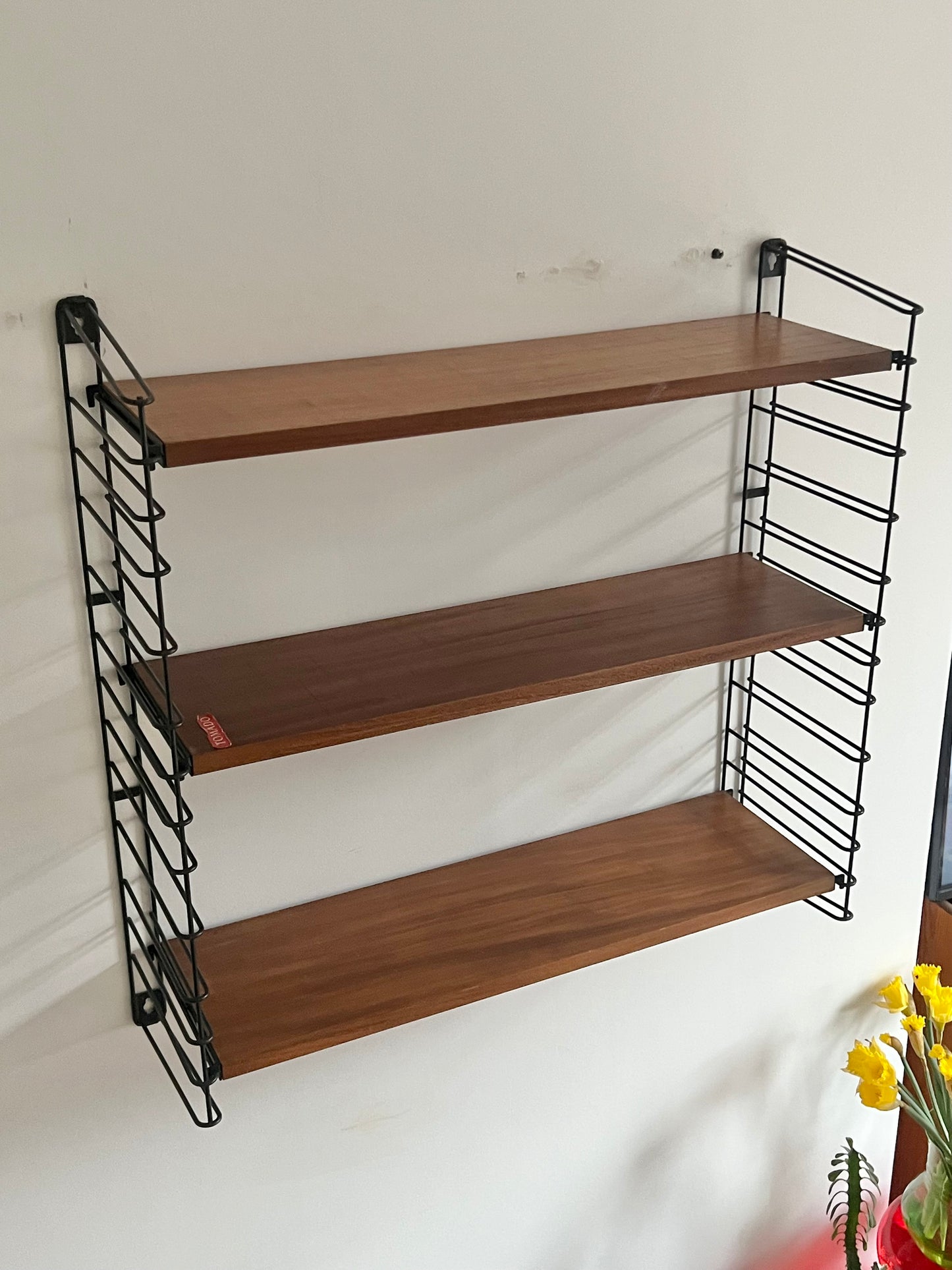 Vintage Mid Century Tomado String Shelving Unit