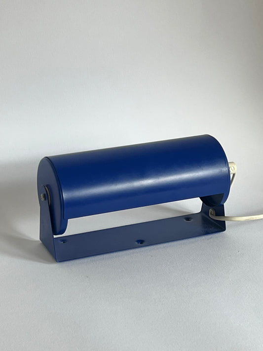 Vintage Mid Century Ikea V413 Blue Wall Lamp